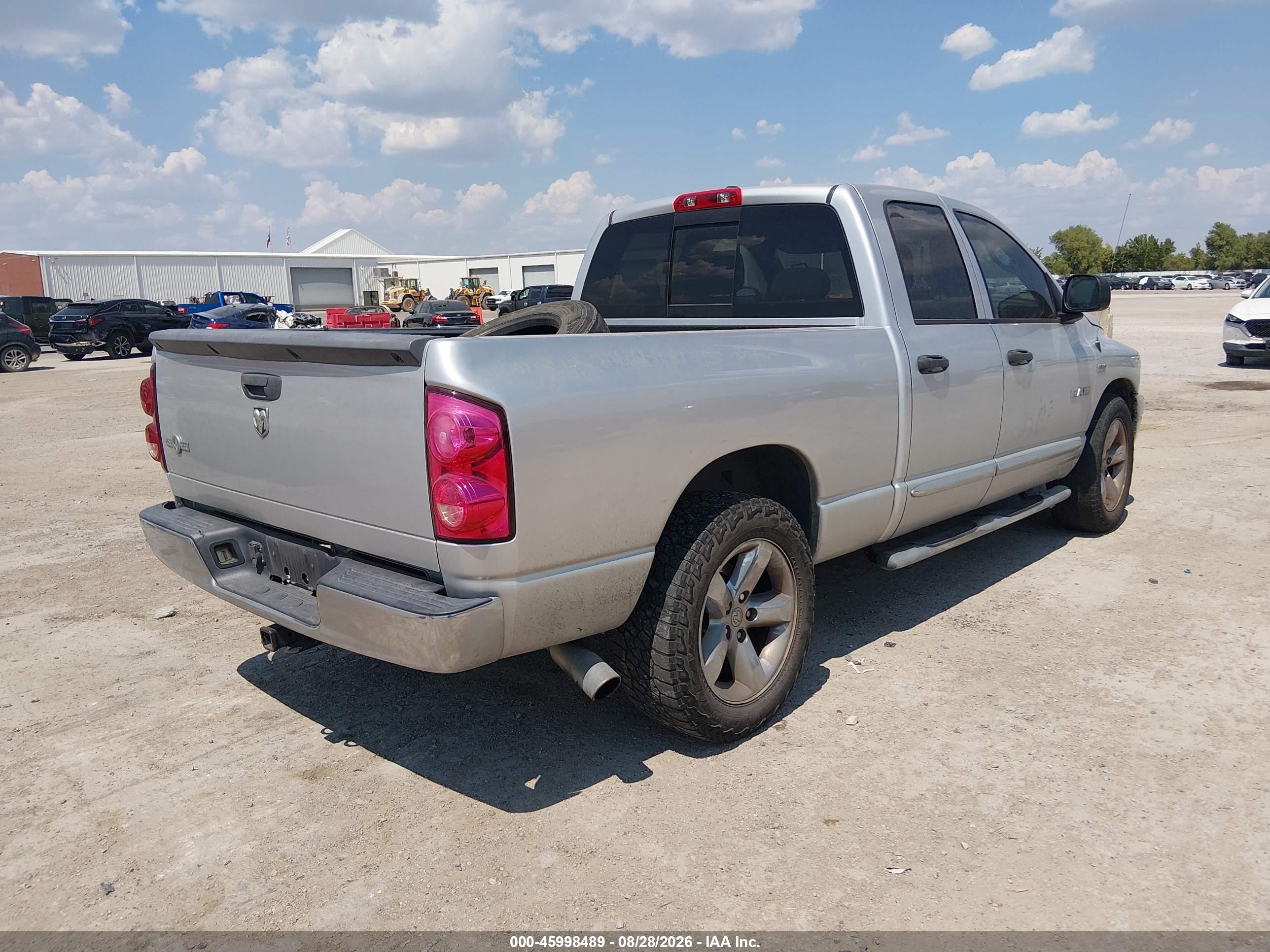 2008 Dodge Ram 1500 Slt Серый vin: 1D7HA18218S506552