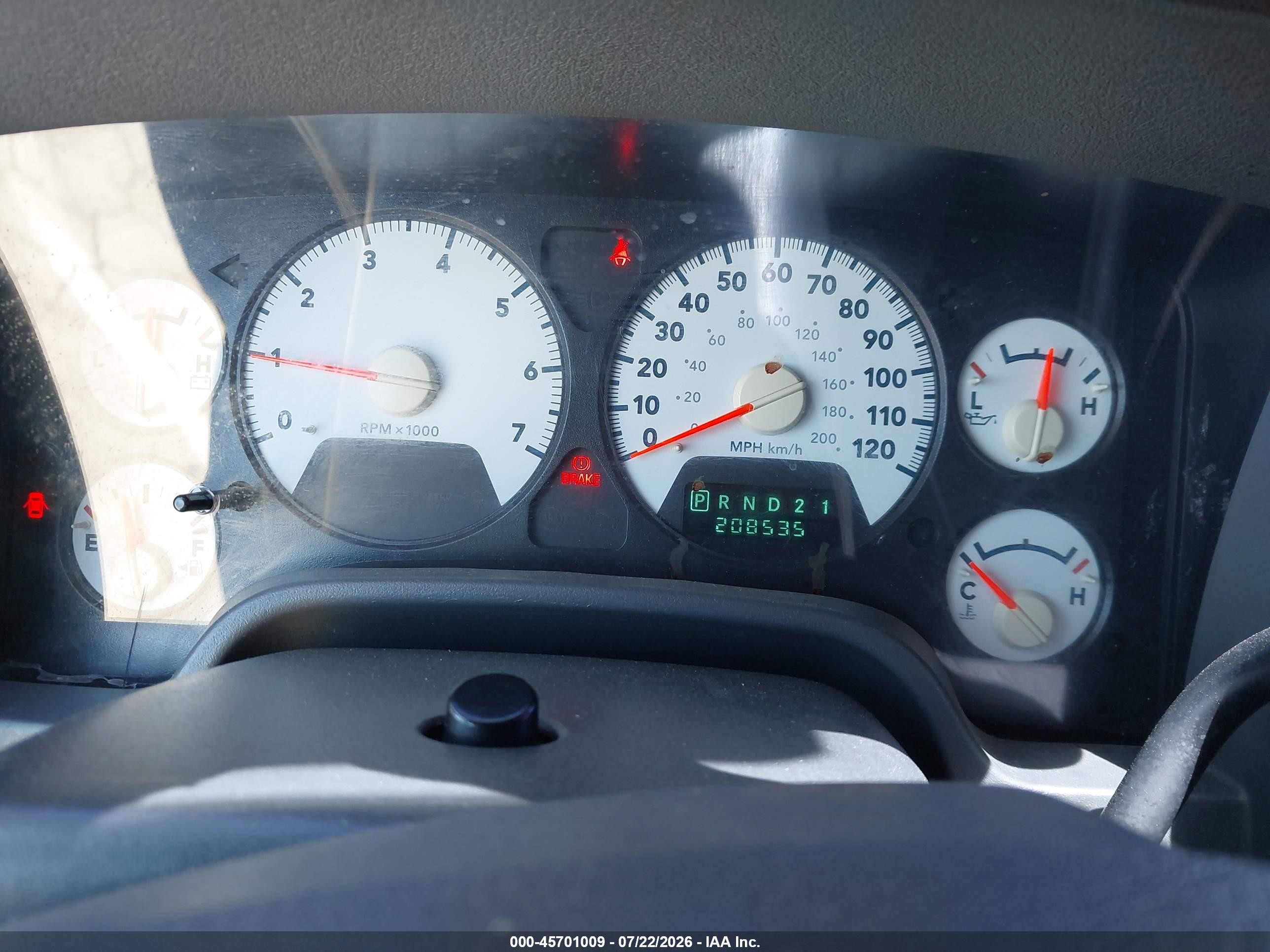 2006 Dodge Ram 1500 Slt Серый vin: 1D7HA18226J101299