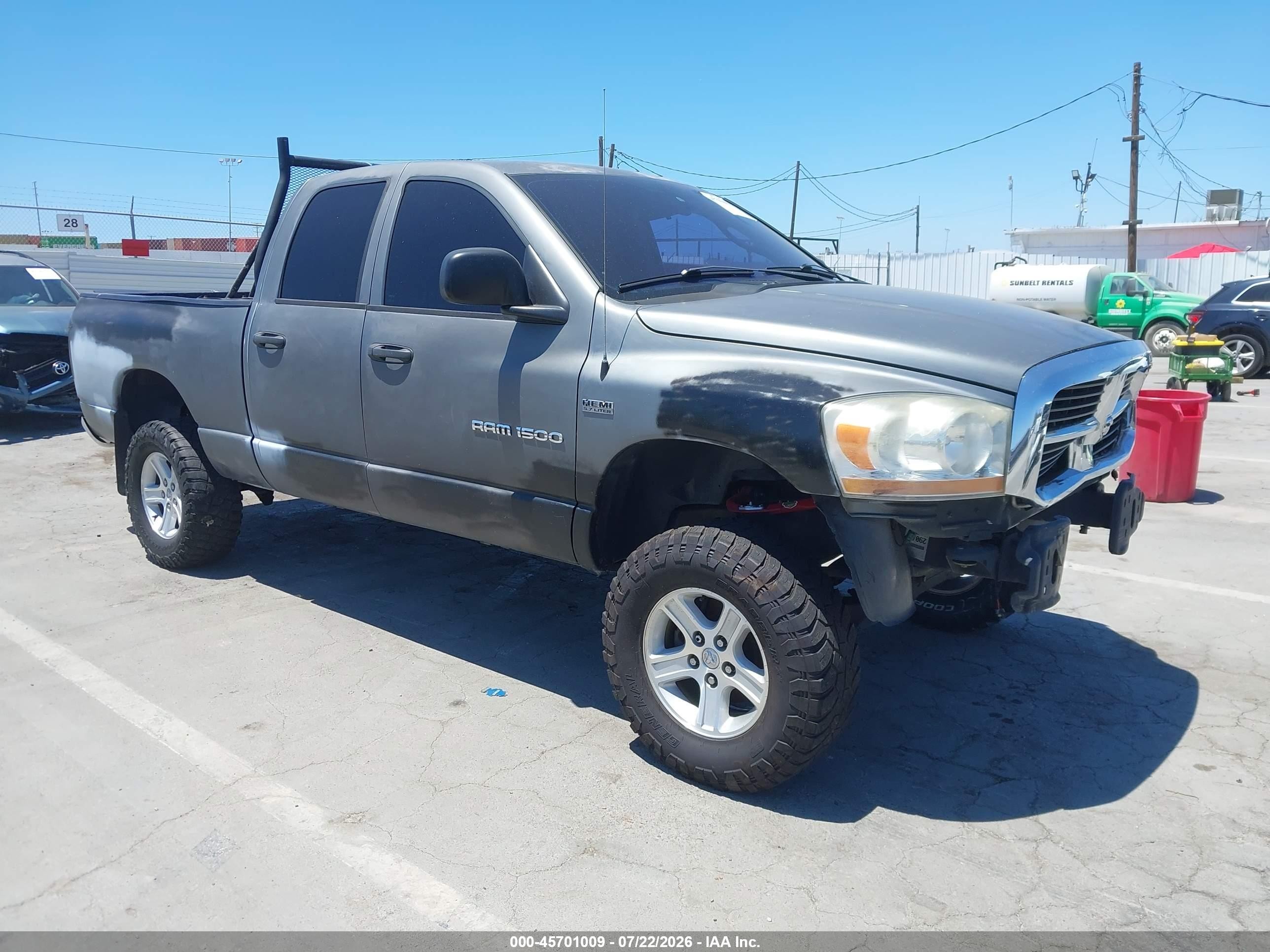 2006 Dodge Ram 1500 Slt Серый vin: 1D7HA18226J101299