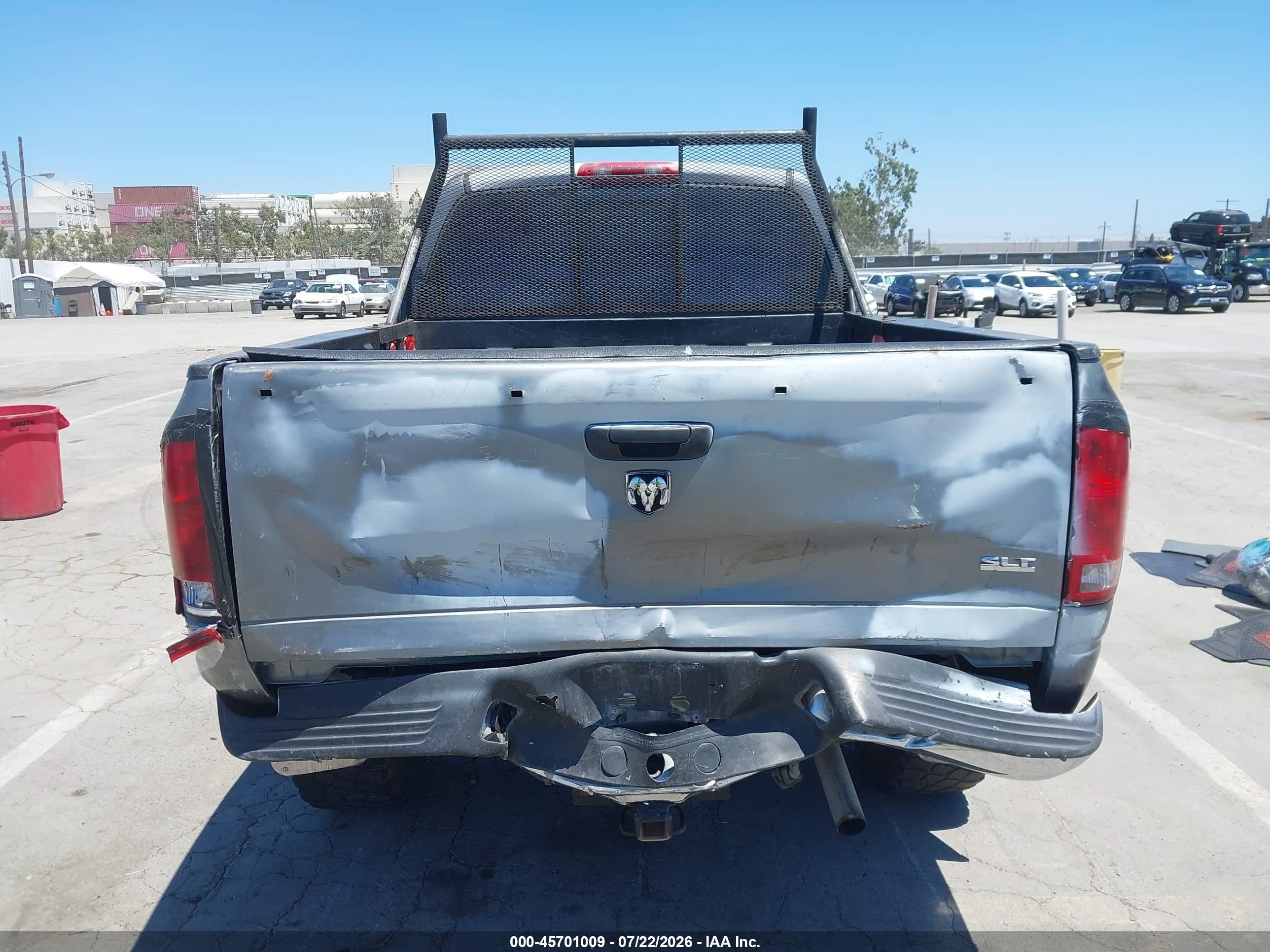 2006 Dodge Ram 1500 Slt Серый vin: 1D7HA18226J101299
