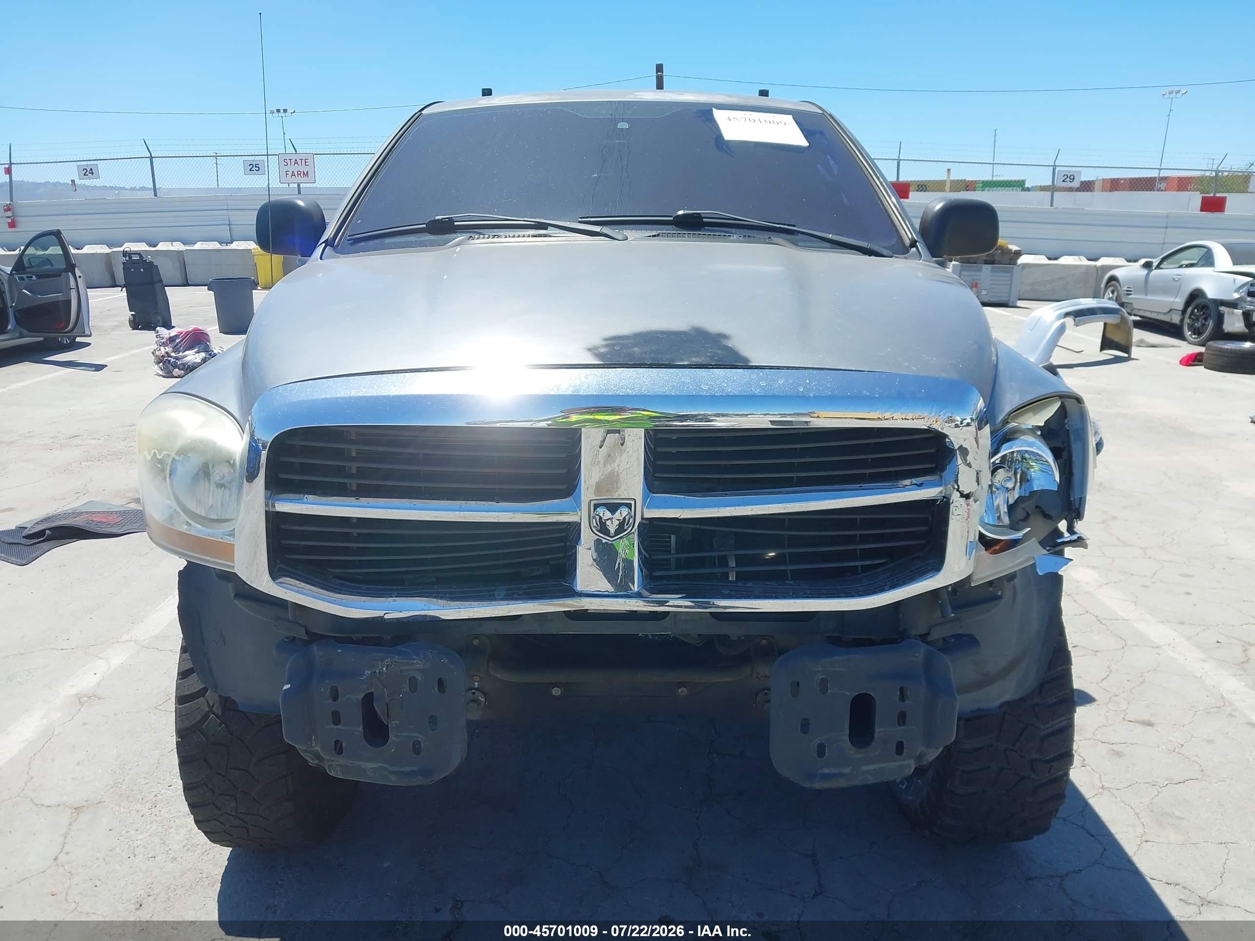2006 Dodge Ram 1500 Slt Серый vin: 1D7HA18226J101299