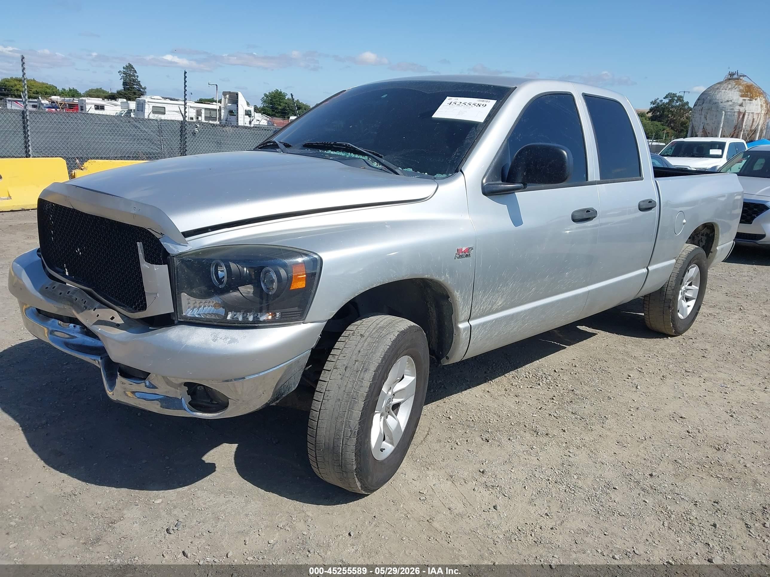 2007 Dodge Ram 1500 Slt Gray vin: 1D7HA18227S132757