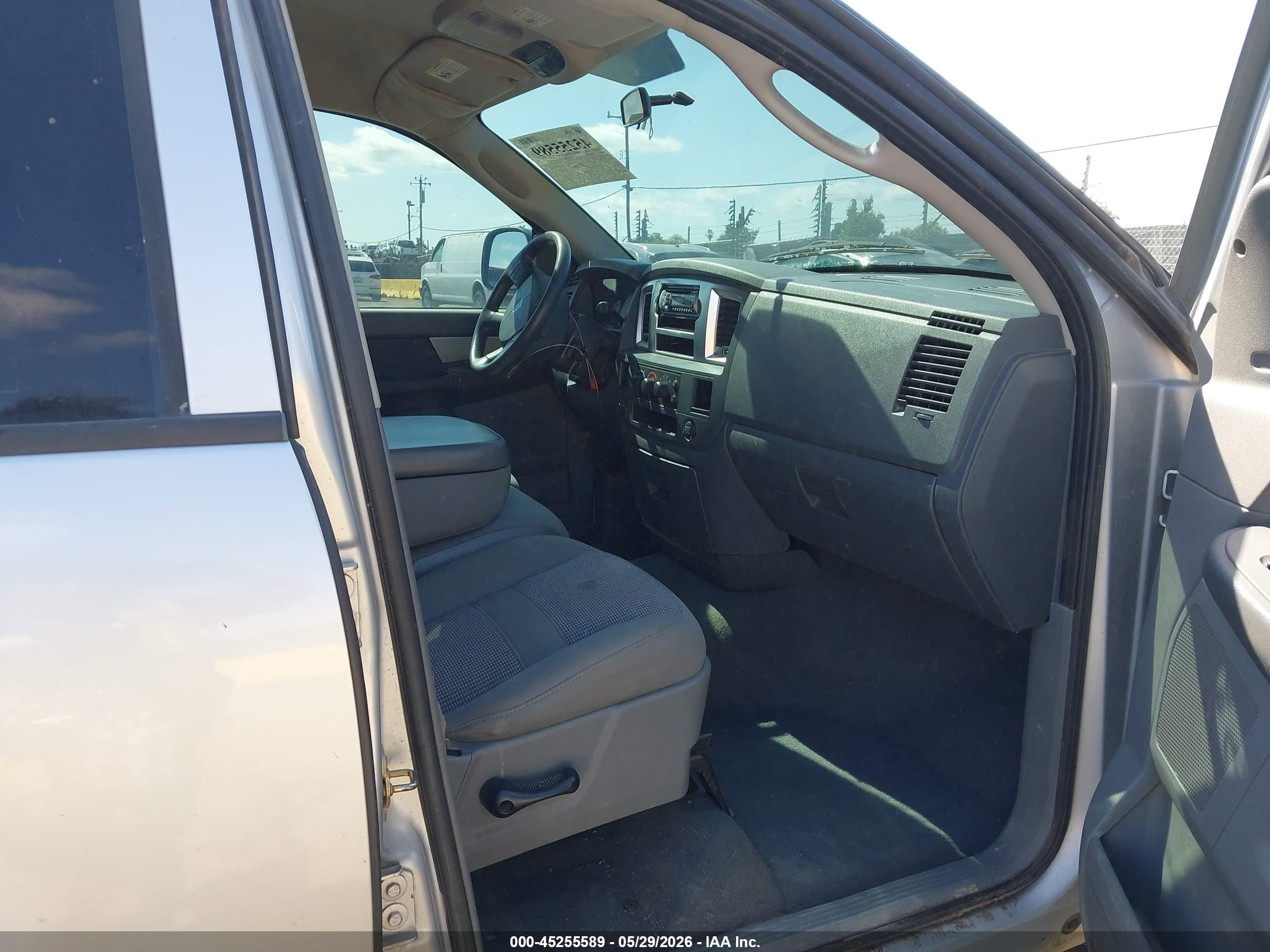 2007 Dodge Ram 1500 Slt Gray vin: 1D7HA18227S132757