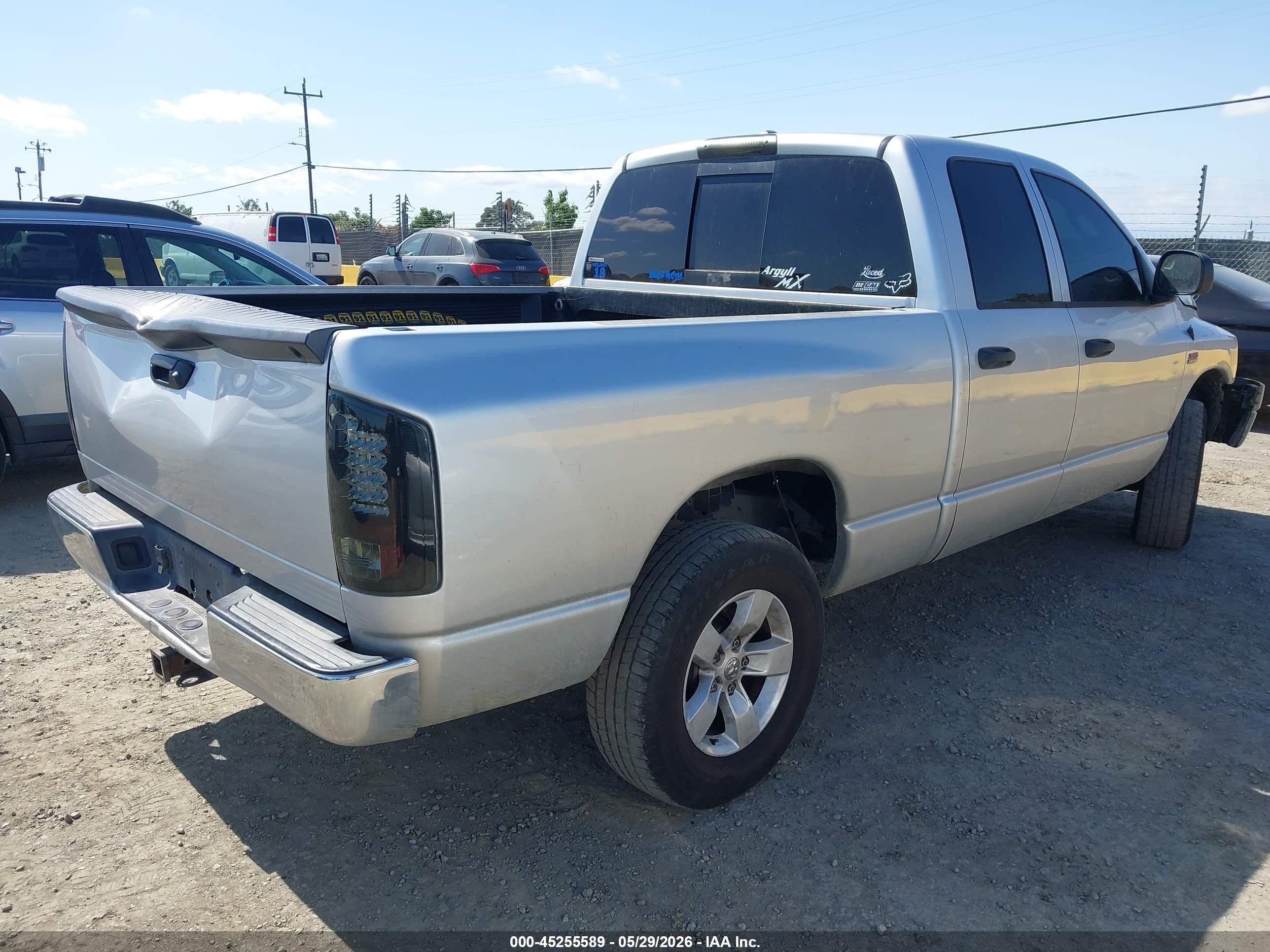 2007 Dodge Ram 1500 Slt Gray vin: 1D7HA18227S132757