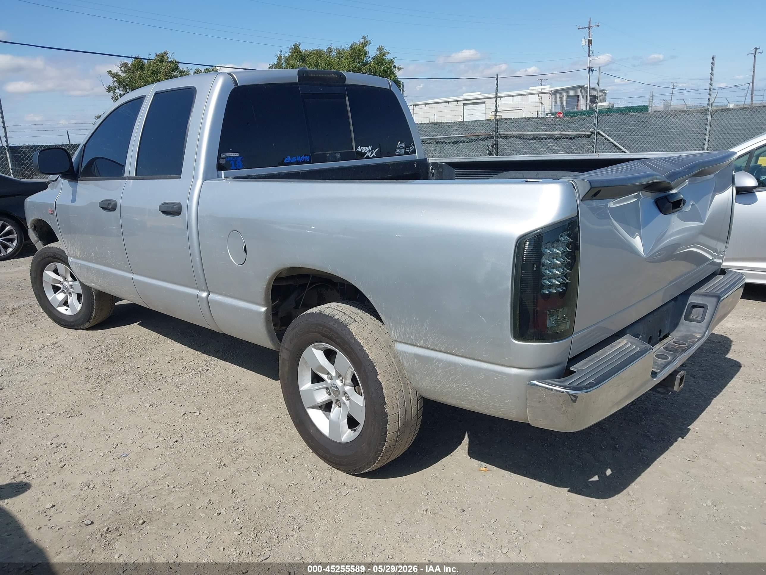 2007 Dodge Ram 1500 Slt Gray vin: 1D7HA18227S132757