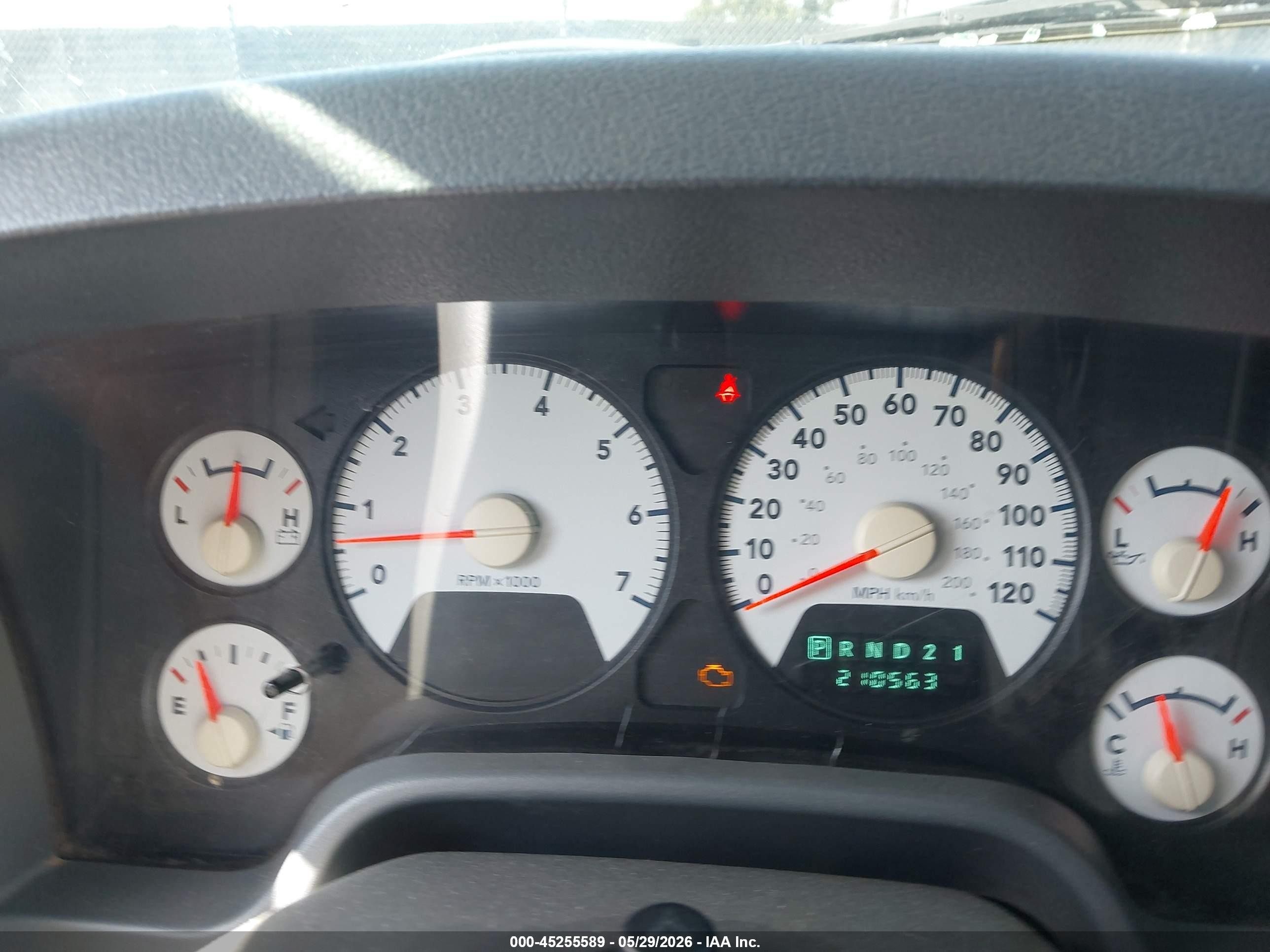 2007 Dodge Ram 1500 Slt Gray vin: 1D7HA18227S132757