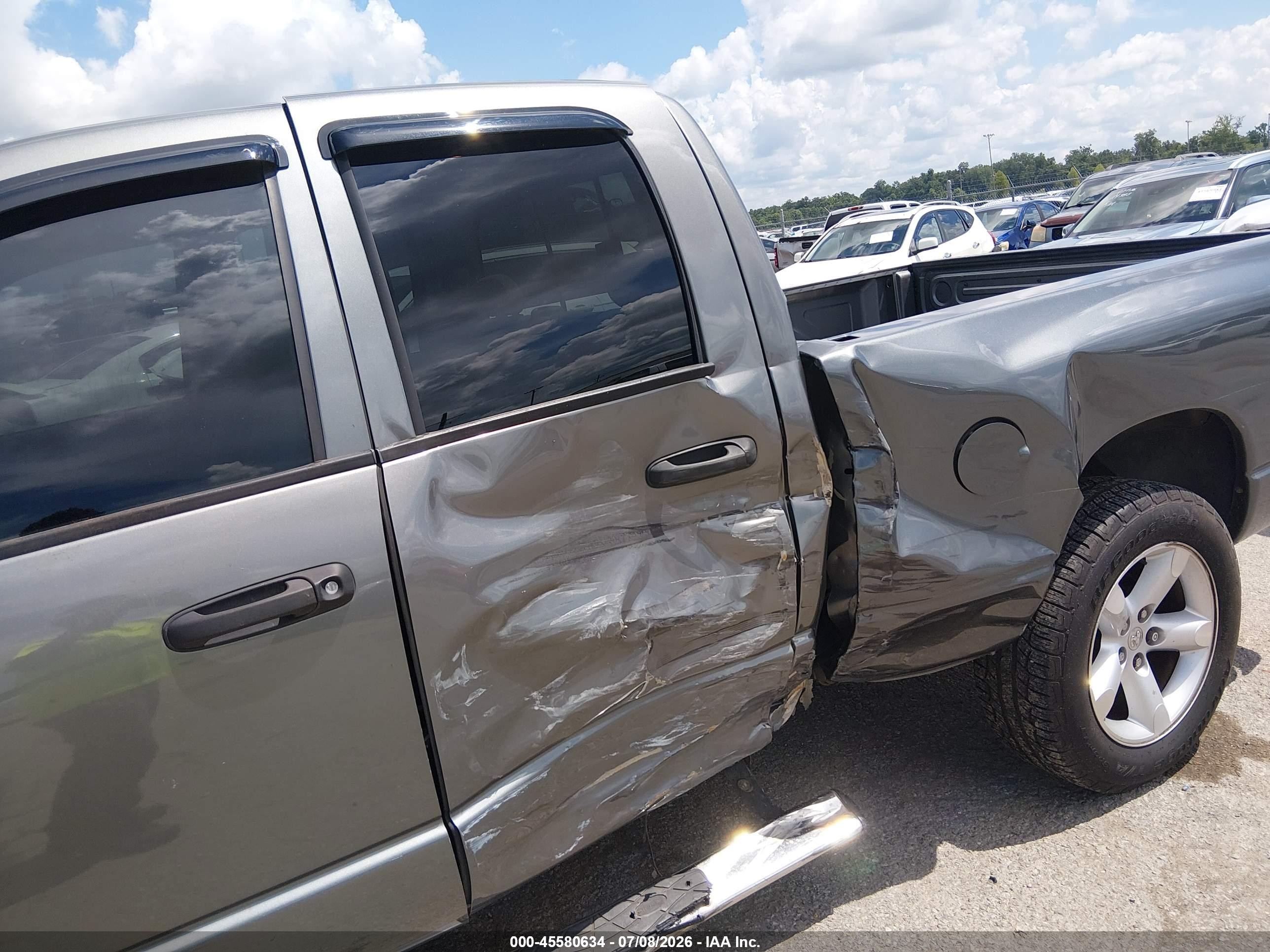 2007 Dodge Ram 1500 Slt Gray vin: 1D7HA18227S209935