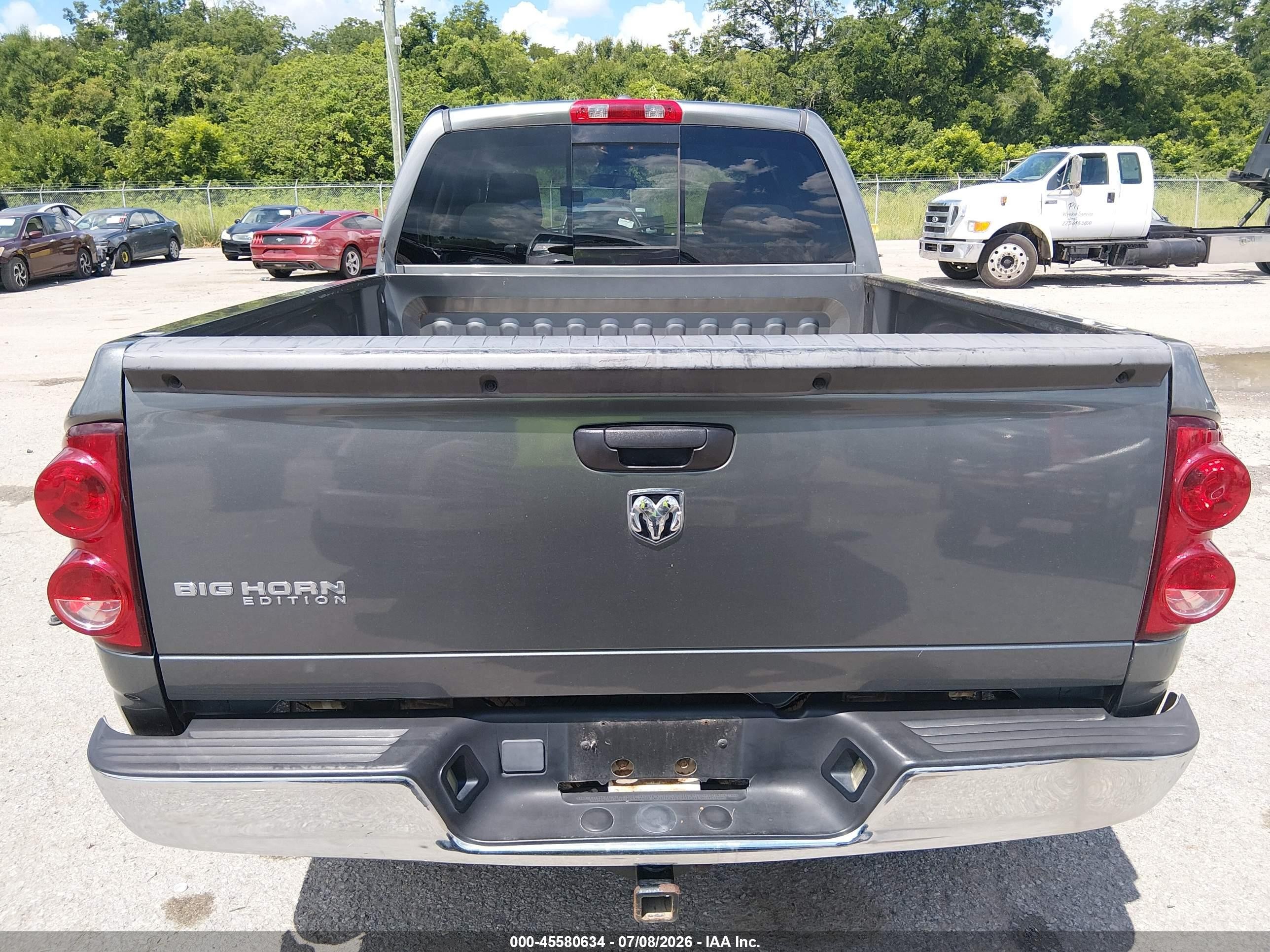 2007 Dodge Ram 1500 Slt Gray vin: 1D7HA18227S209935