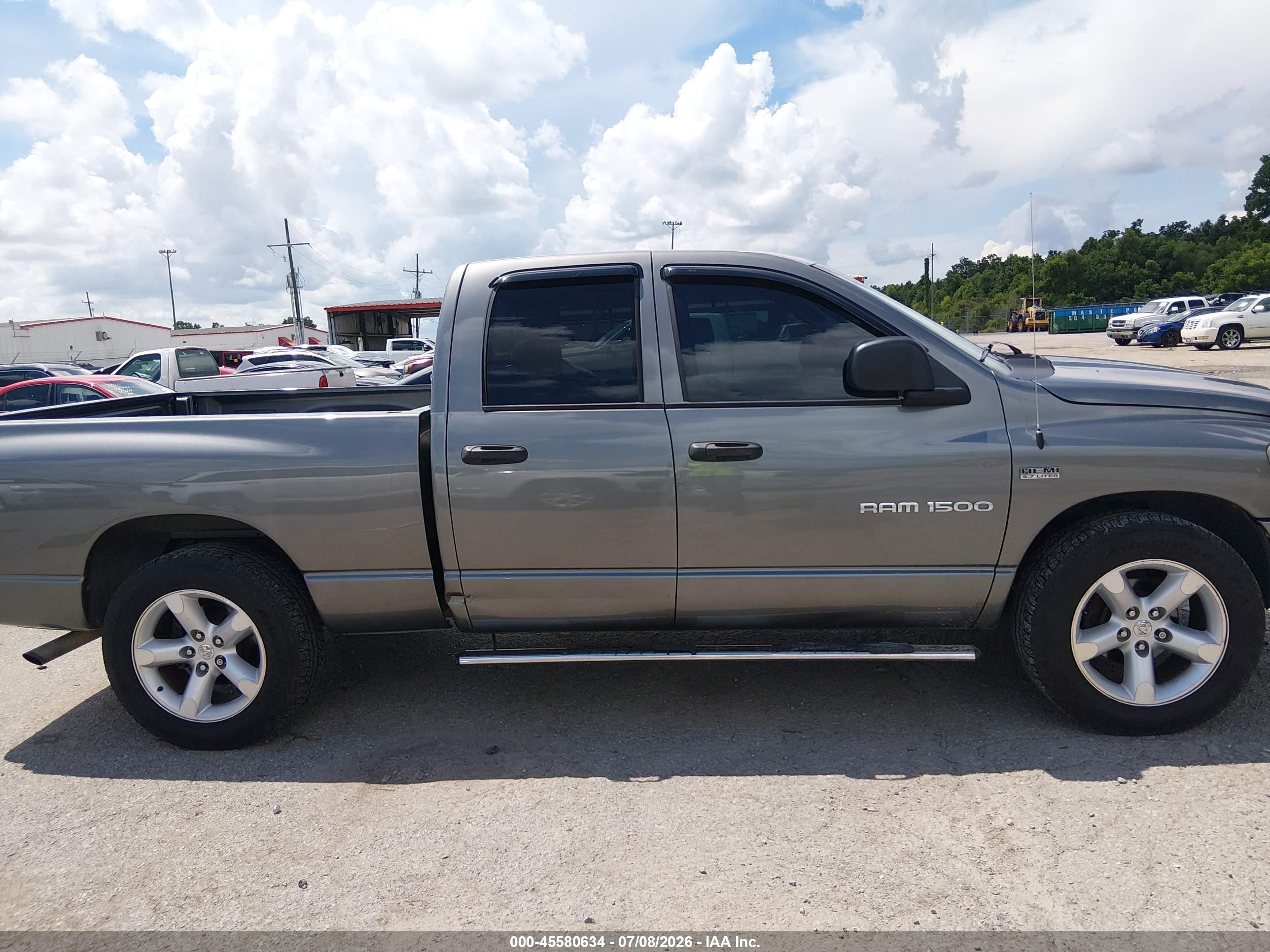 2007 Dodge Ram 1500 Slt Gray vin: 1D7HA18227S209935