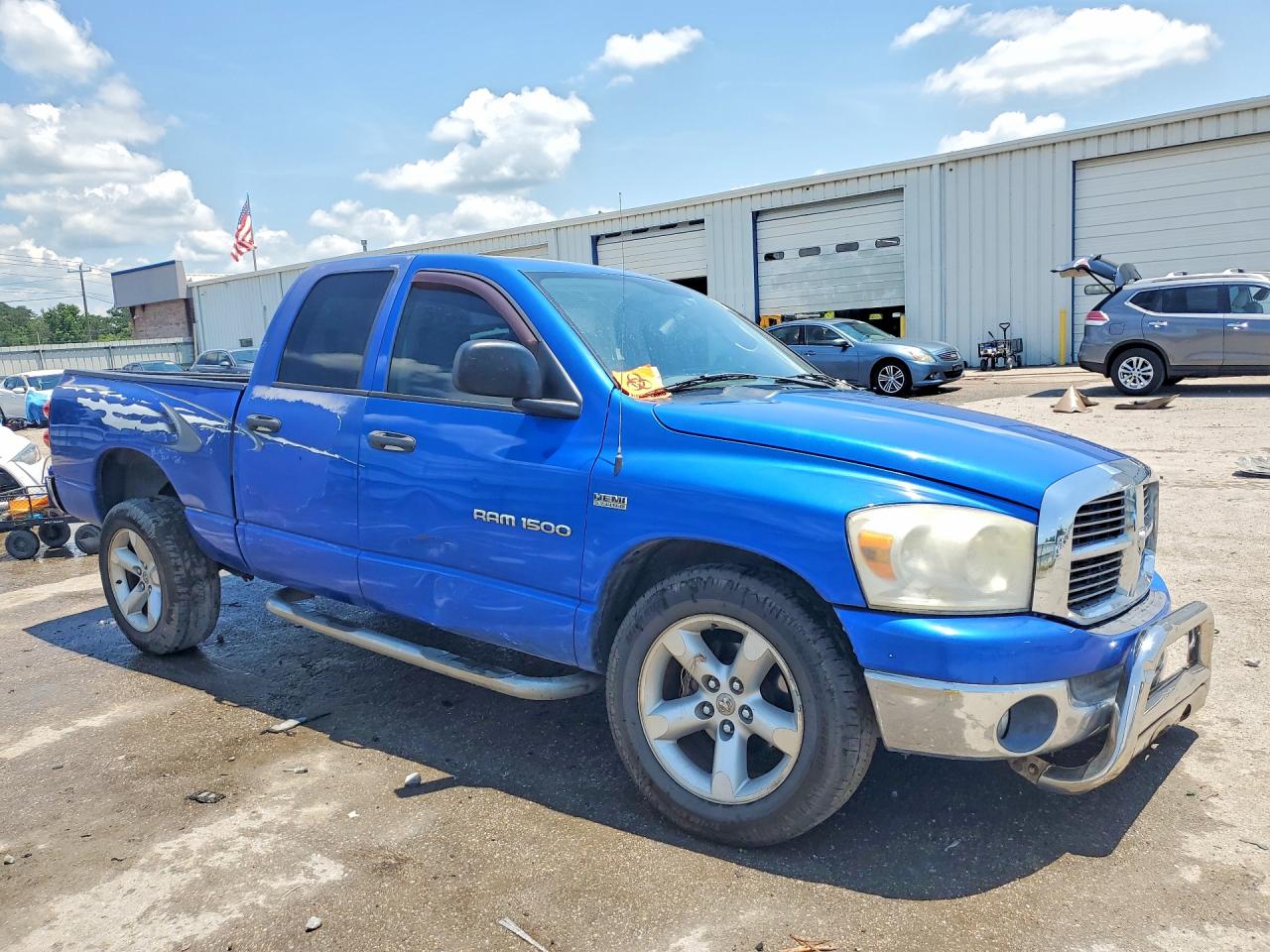 2007 Dodge Ram 1500 St Blue vin: 1D7HA18227S251778