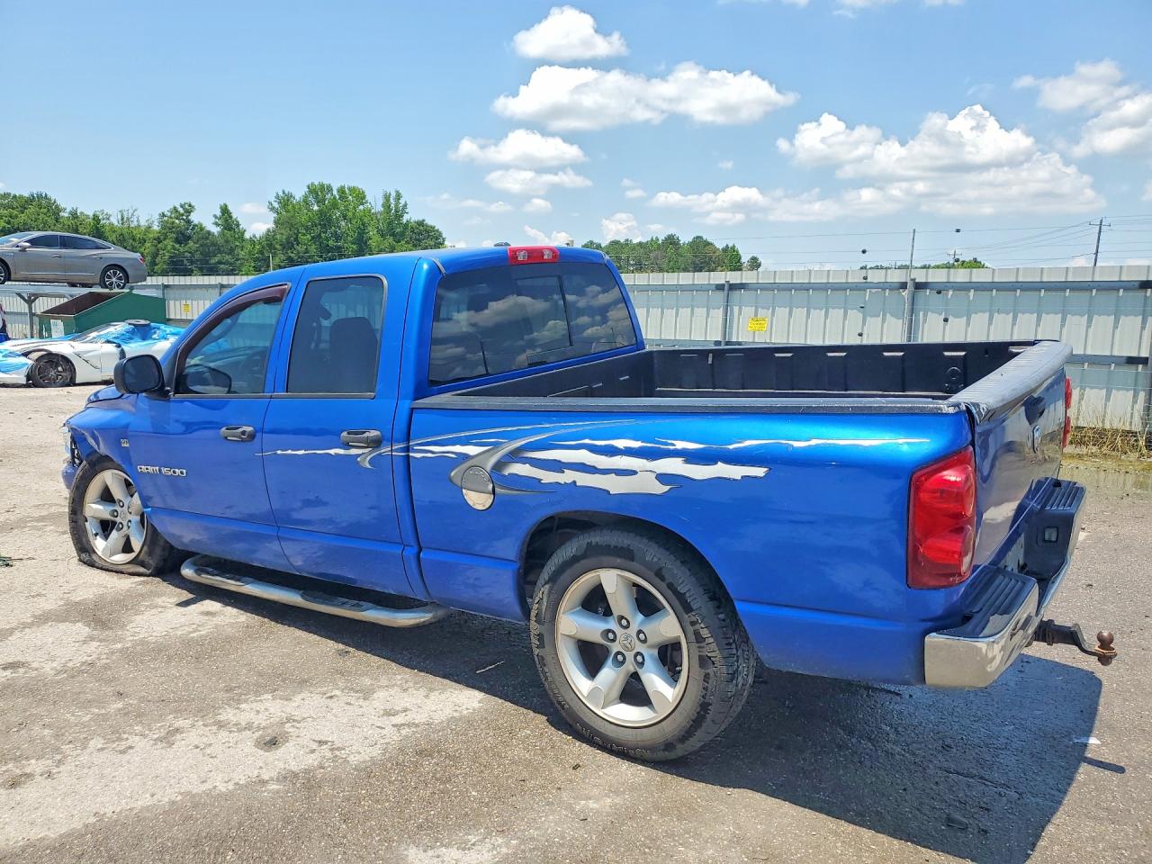 2007 Dodge Ram 1500 St Blue vin: 1D7HA18227S251778