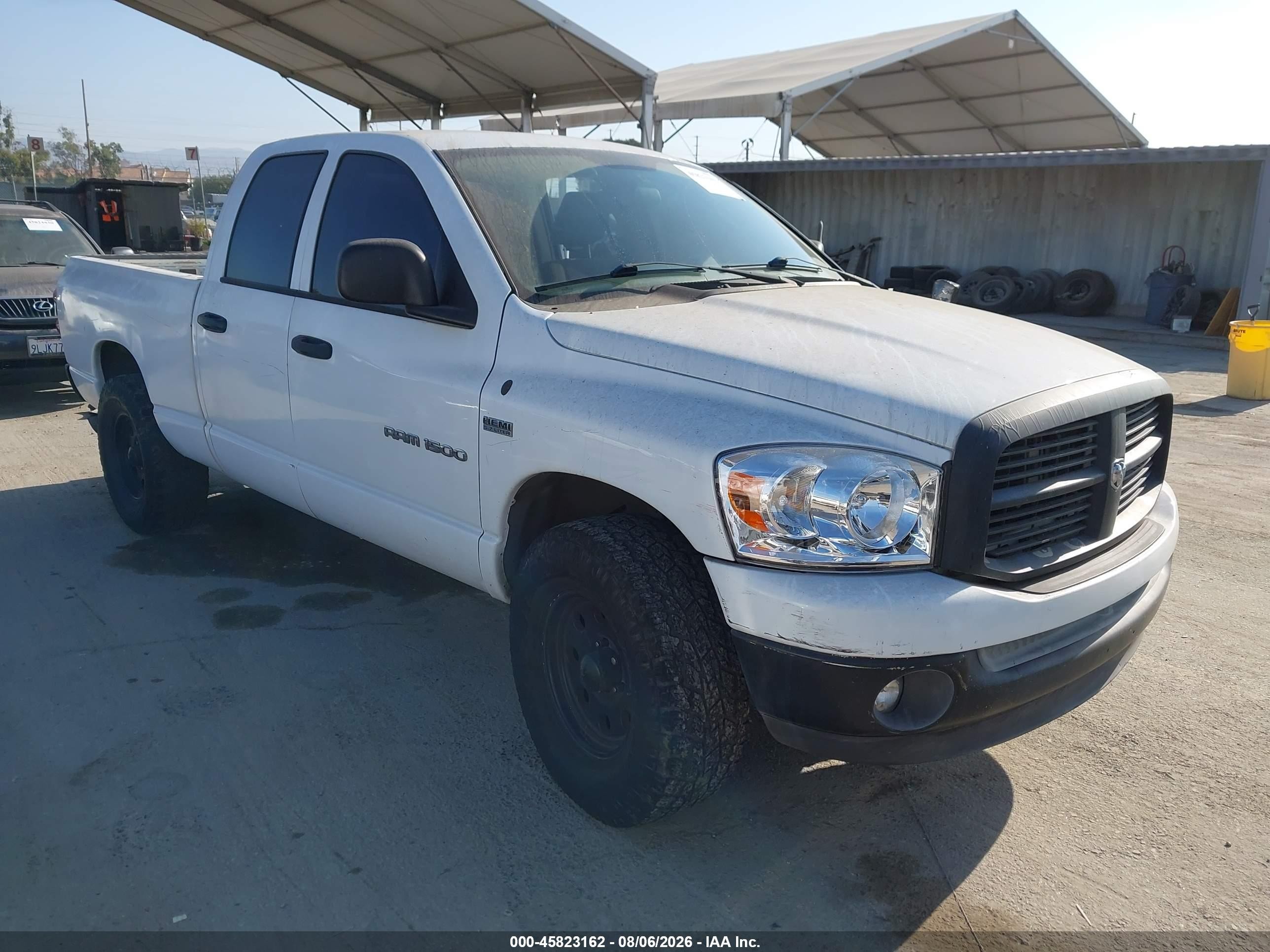 2007 Dodge Ram 1500 Slt Белый vin: 1D7HA18227S262005