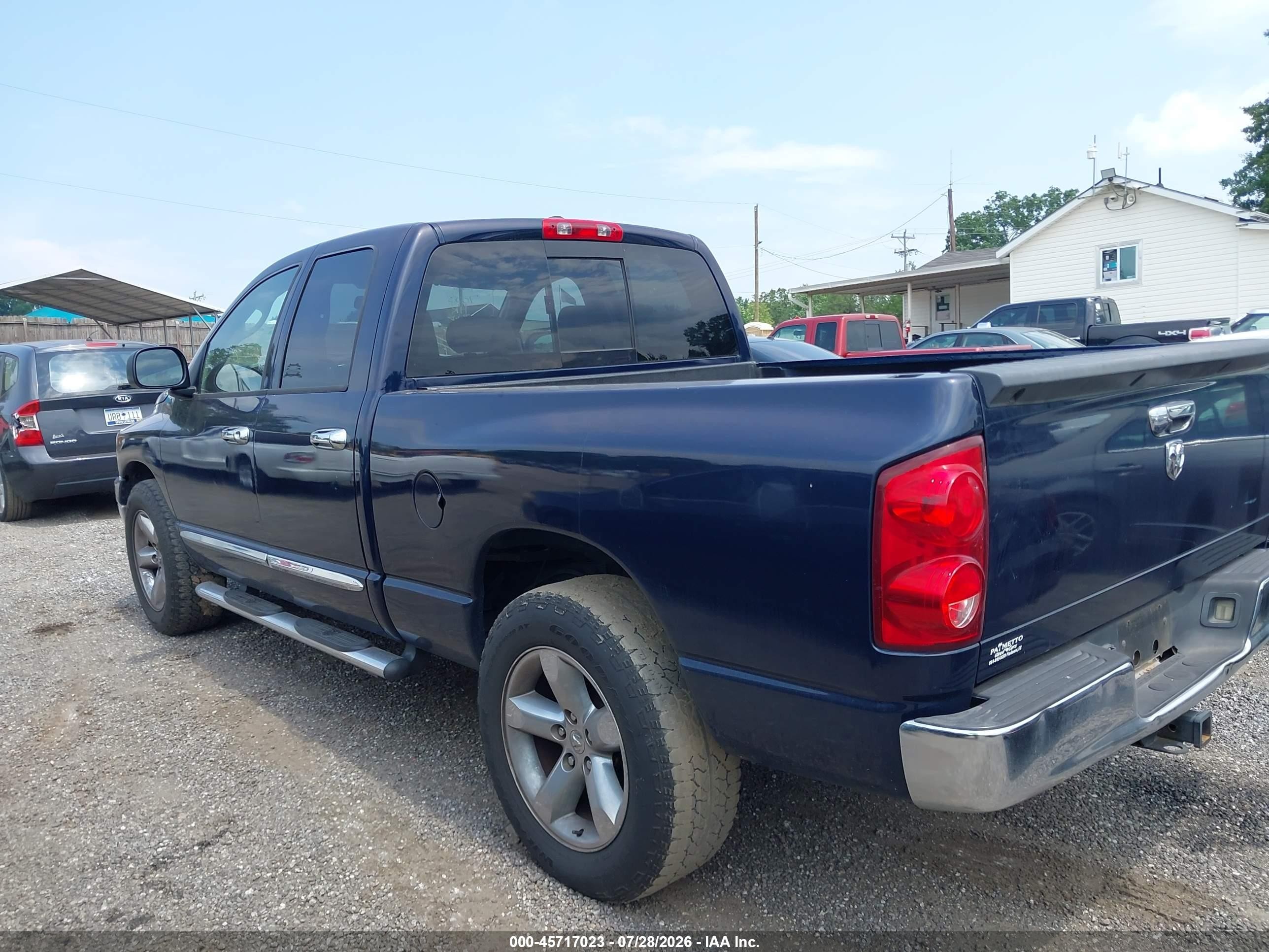 2008 Dodge Ram 1500 Slt Navy vin: 1D7HA18228J212437