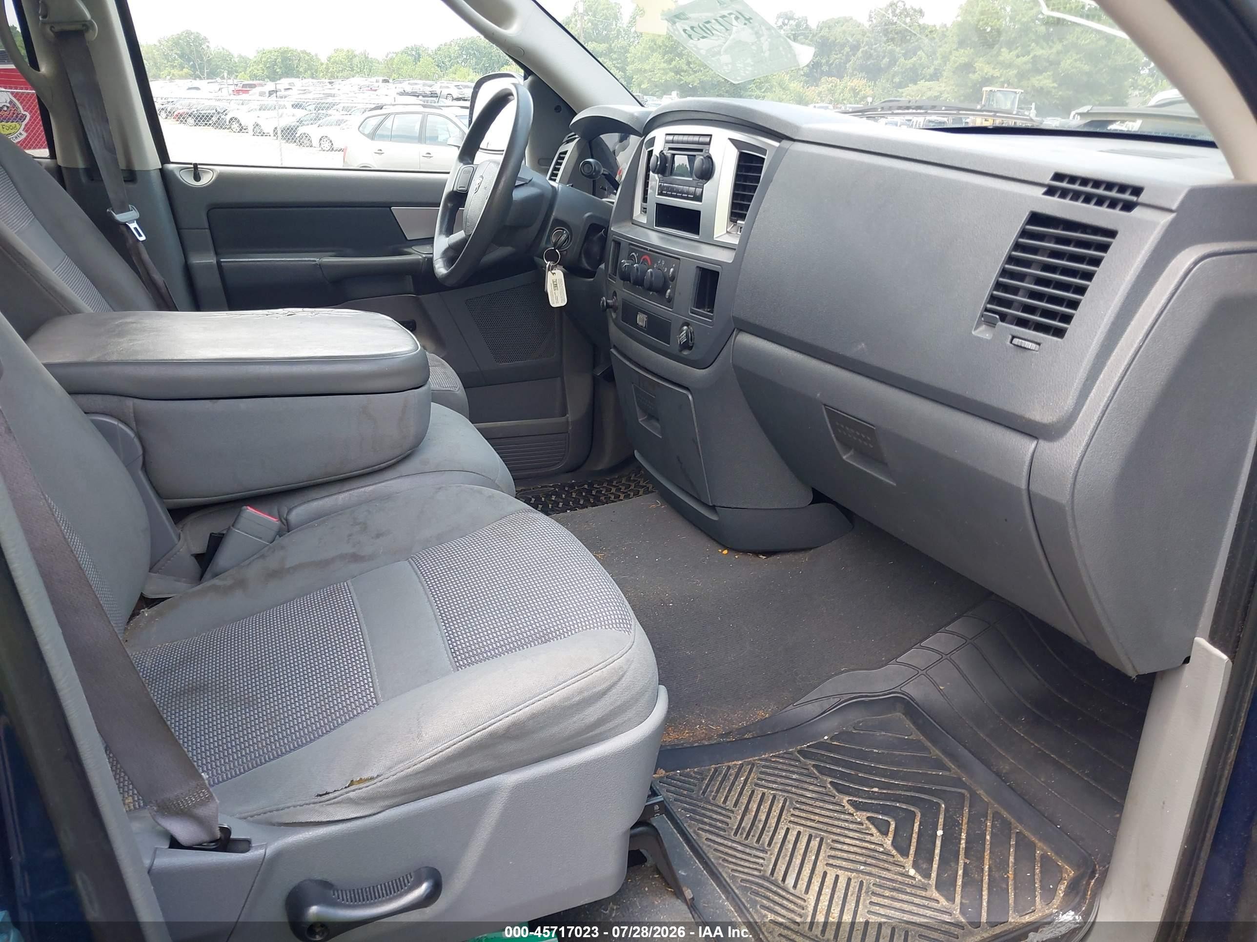 2008 Dodge Ram 1500 Slt Navy vin: 1D7HA18228J212437