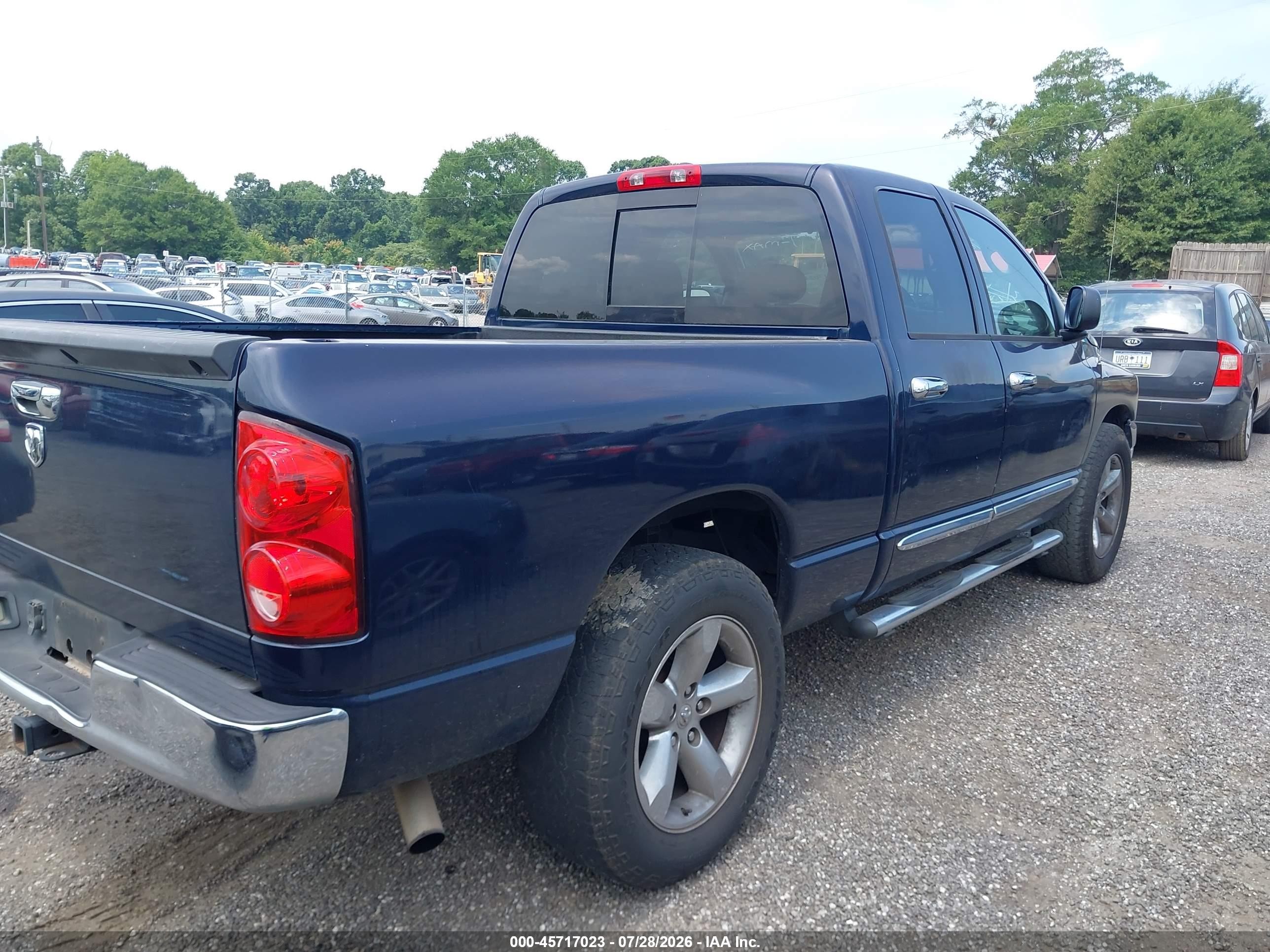 2008 Dodge Ram 1500 Slt Navy vin: 1D7HA18228J212437