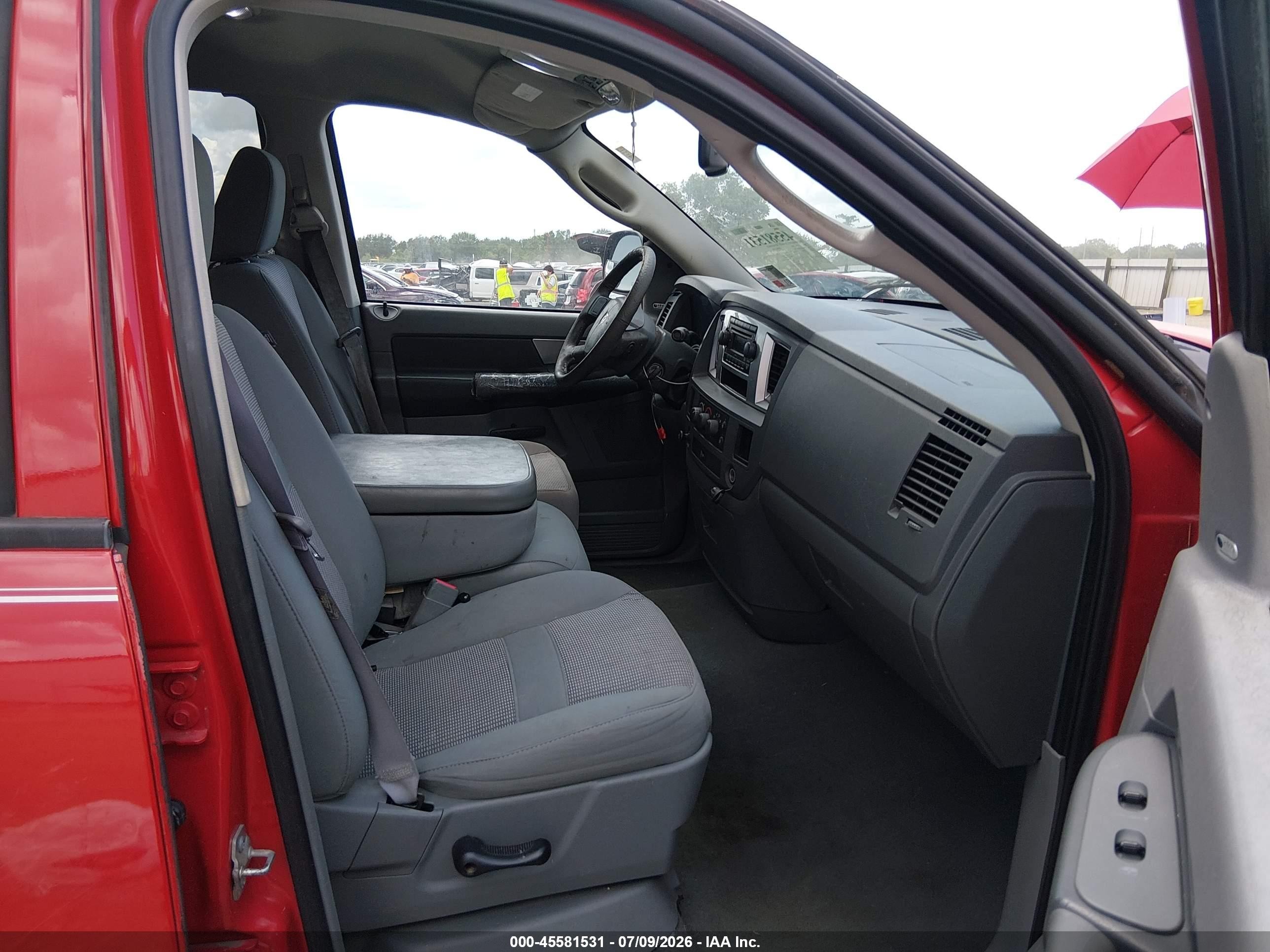 2008 Dodge Ram 1500 Slt Red vin: 1D7HA18228S517740