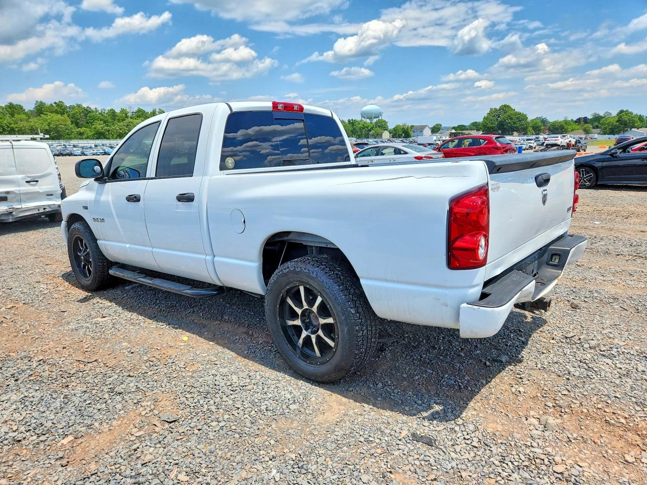 2008 Dodge Ram 1500 St White vin: 1D7HA18228S539897