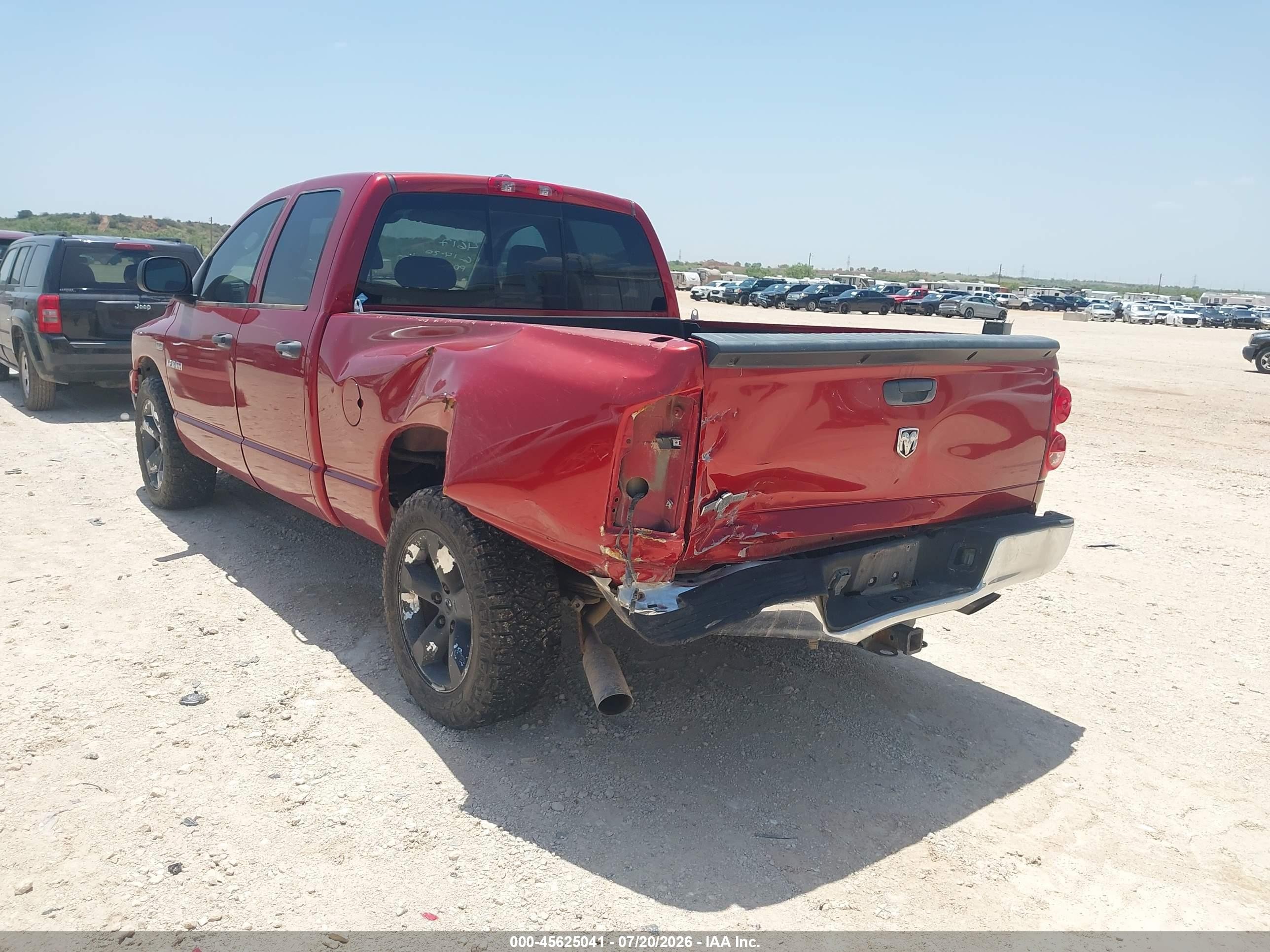 2008 Dodge Ram 1500 Slt Бордовый vin: 1D7HA18228S574617
