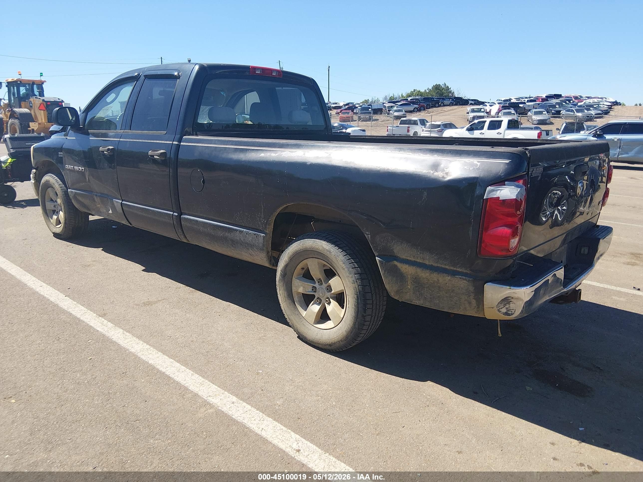 2007 Dodge Ram 1500 Slt Черный vin: 1D7HA18237J529092