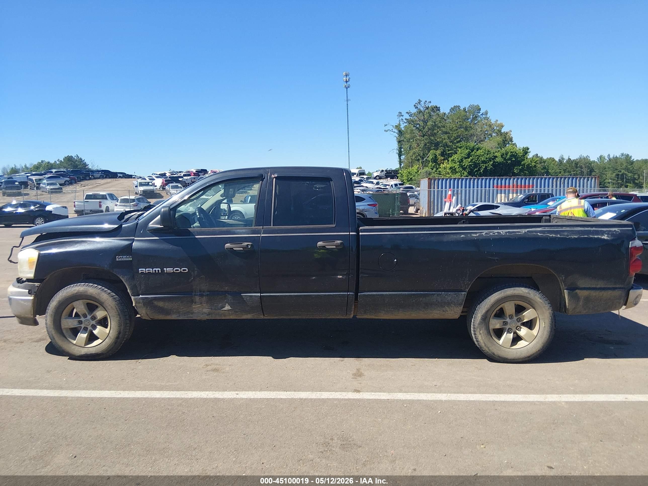 2007 Dodge Ram 1500 Slt Черный vin: 1D7HA18237J529092