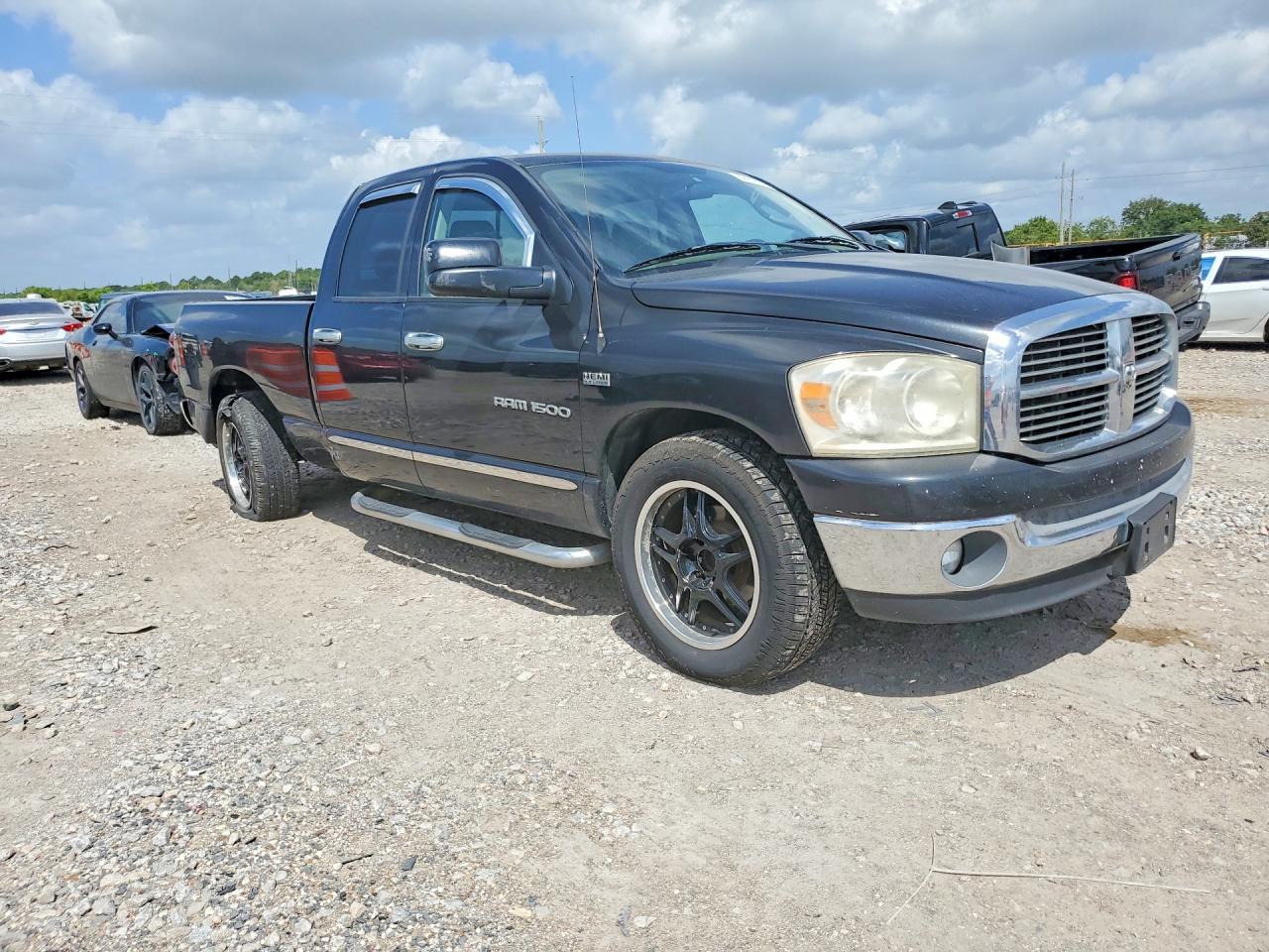 2007 Dodge Ram 1500 St Black vin: 1D7HA18237J570581
