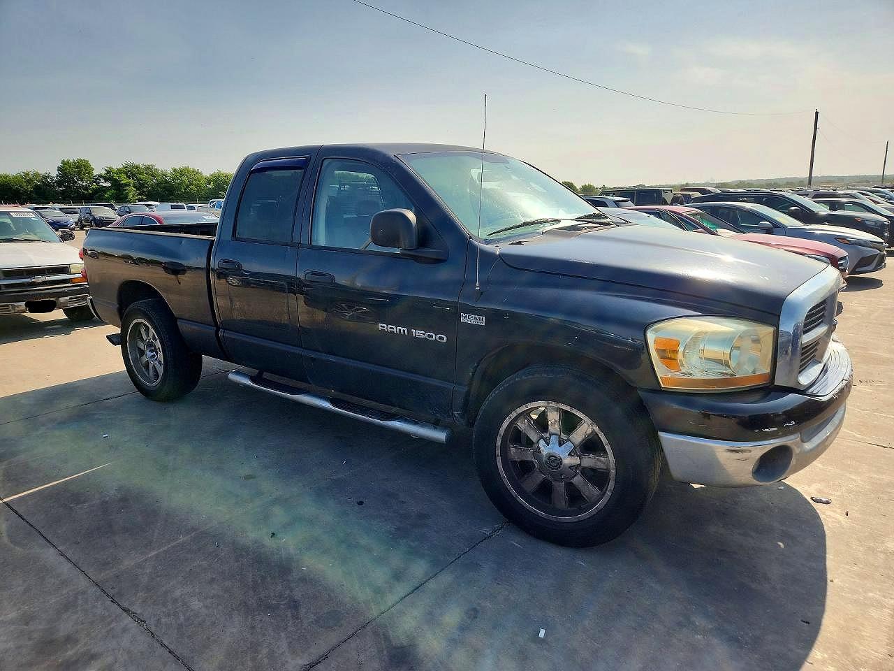 2007 Dodge Ram 1500 St Black vin: 1D7HA18237S249022