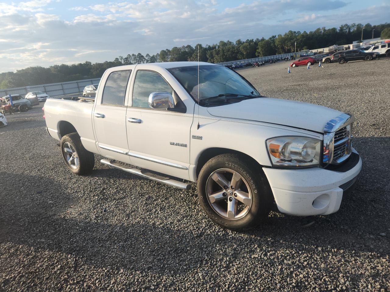 2008 Dodge Ram 1500 St White vin: 1D7HA18238J107681