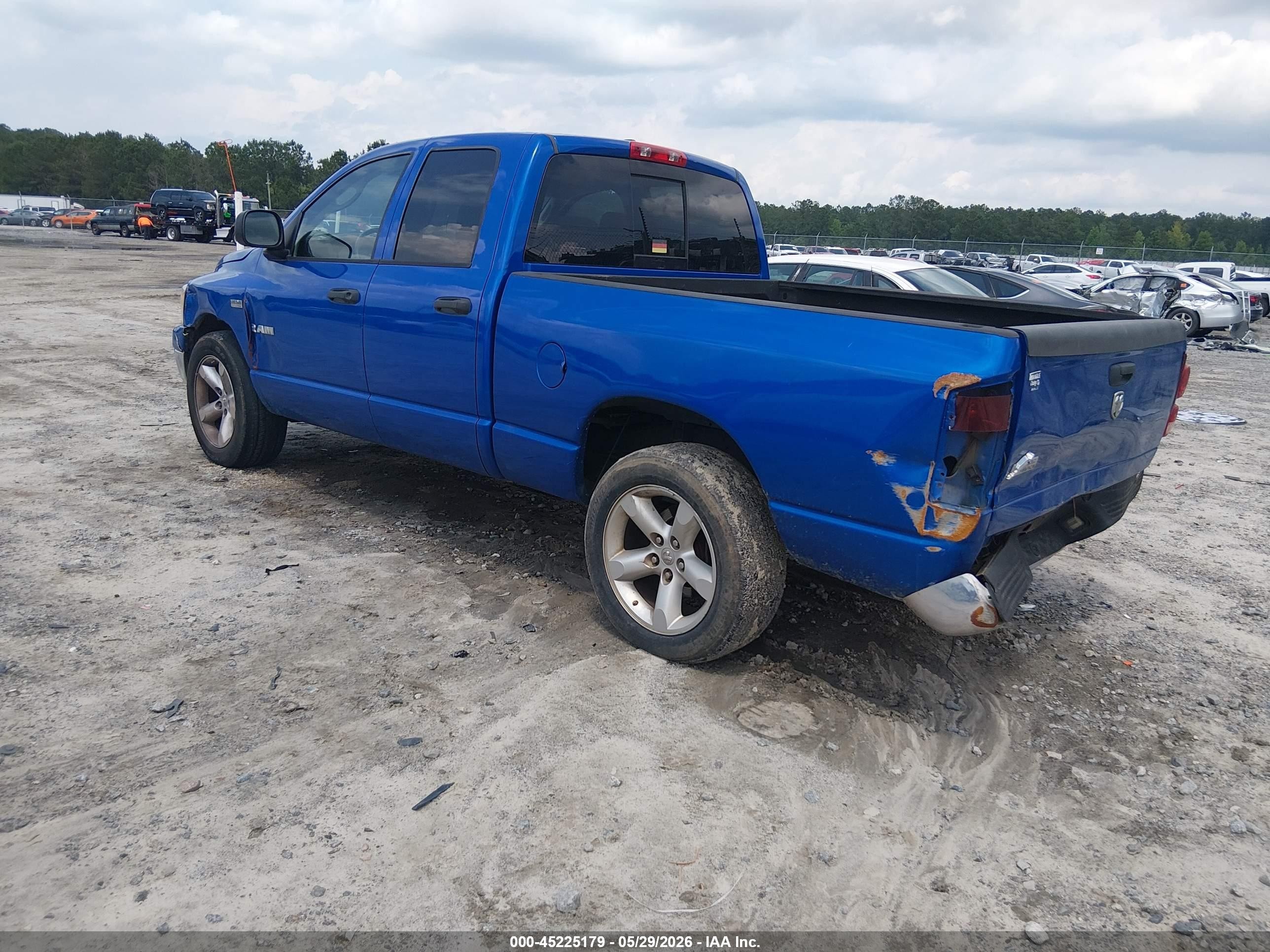 2008 Dodge Ram 1500 Slt Blue vin: 1D7HA18238S591233