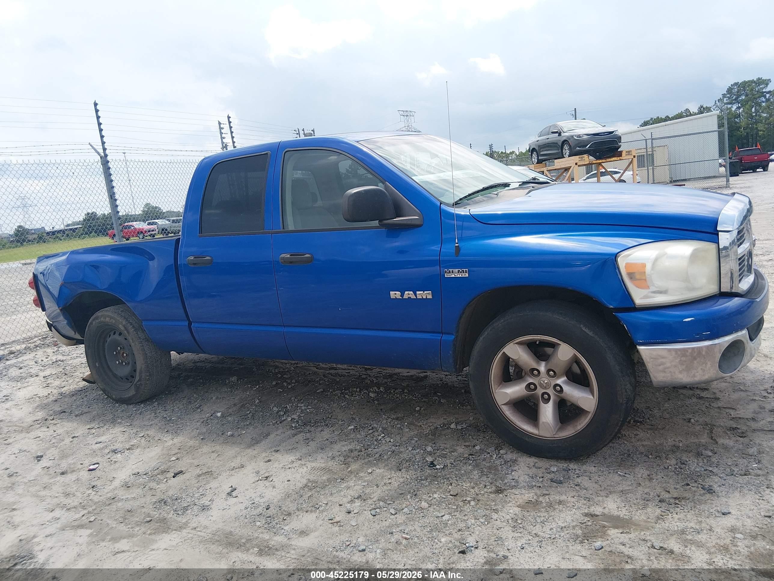 2008 Dodge Ram 1500 Slt Blue vin: 1D7HA18238S591233