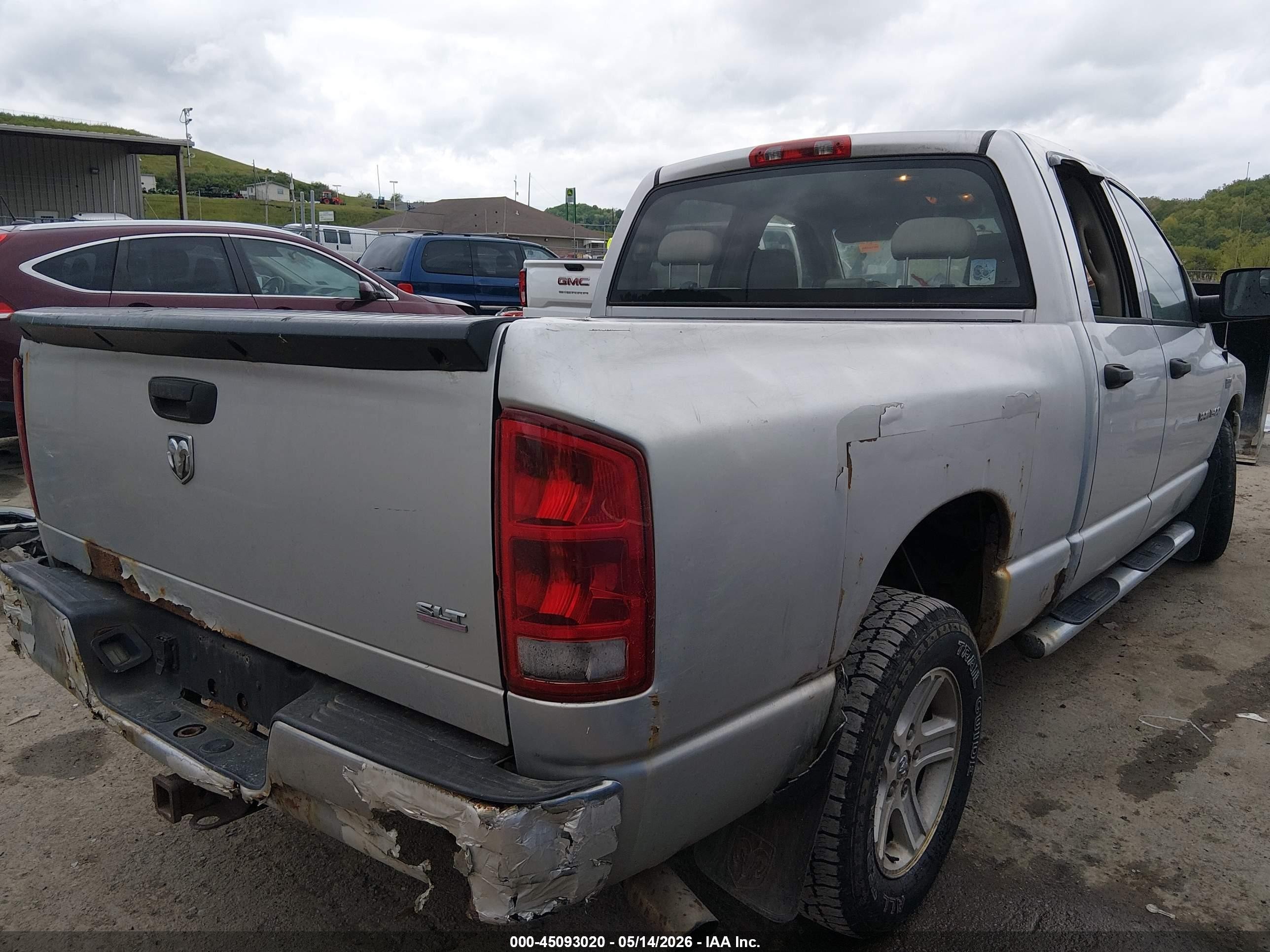 2006 Dodge Ram 1500 Slt Серебряный vin: 1D7HA18246J152089
