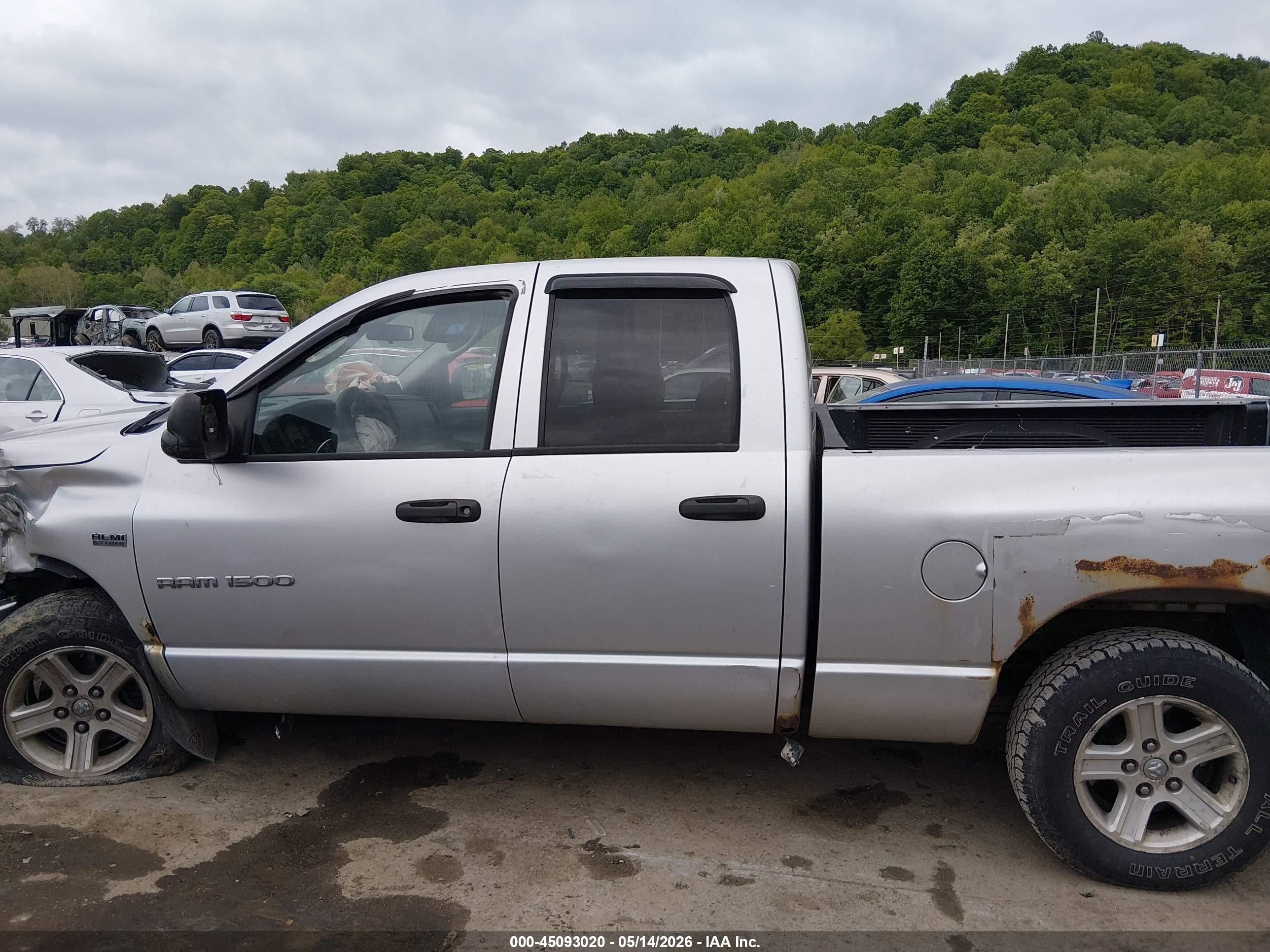 2006 Dodge Ram 1500 Slt Серебряный vin: 1D7HA18246J152089