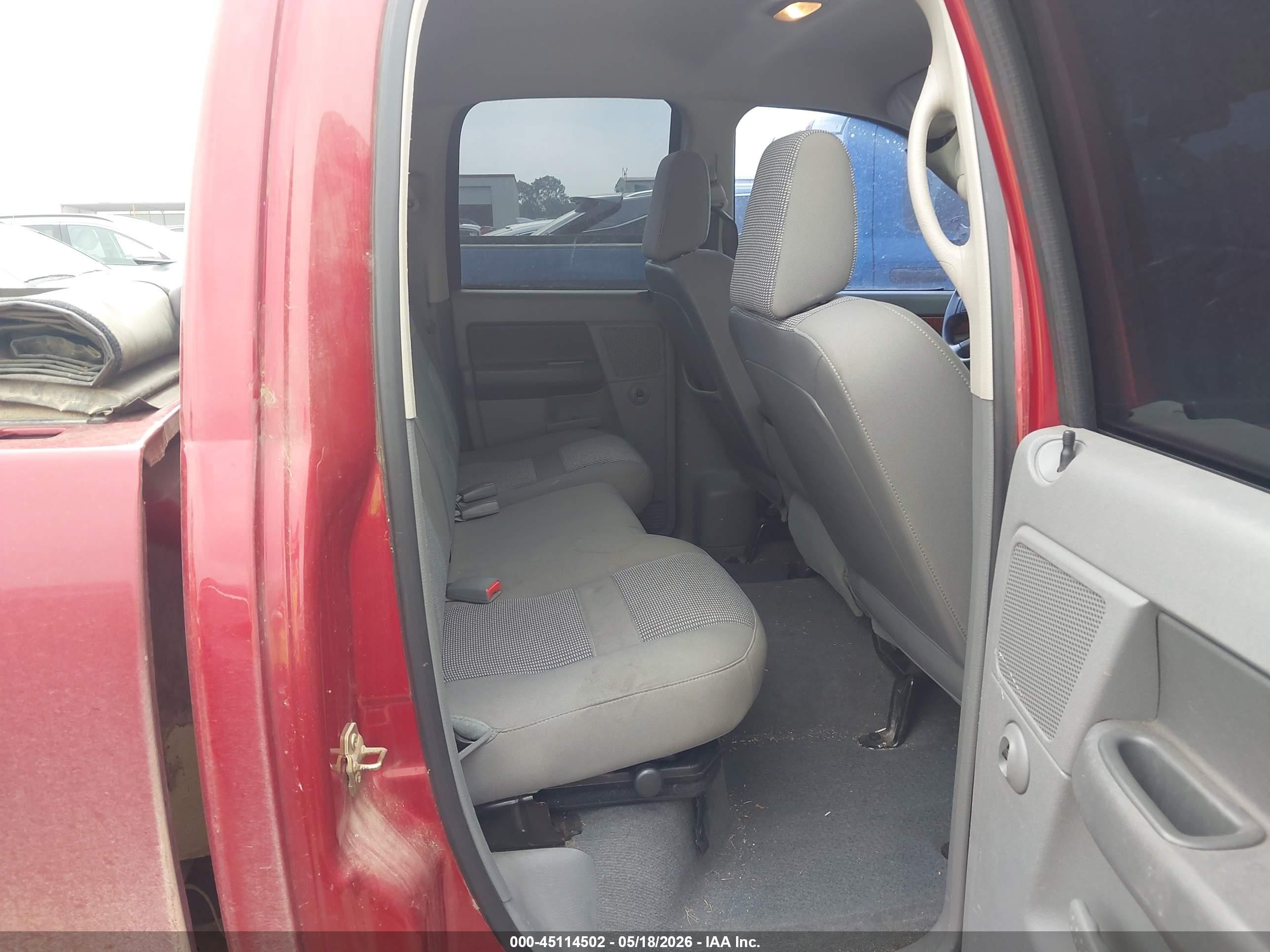 2006 Dodge Ram 1500 Slt Red vin: 1D7HA18246S607453