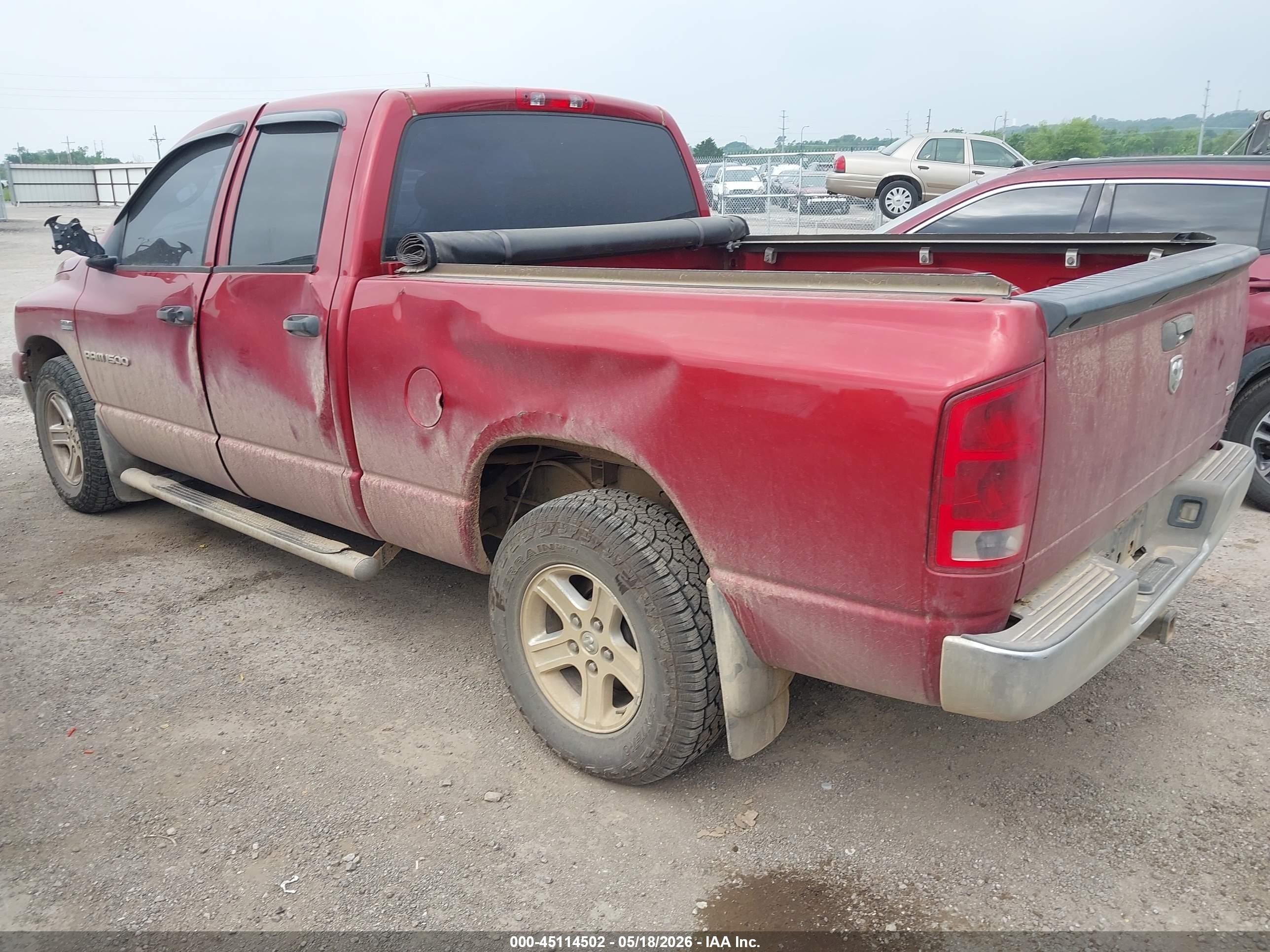 2006 Dodge Ram 1500 Slt Red vin: 1D7HA18246S607453