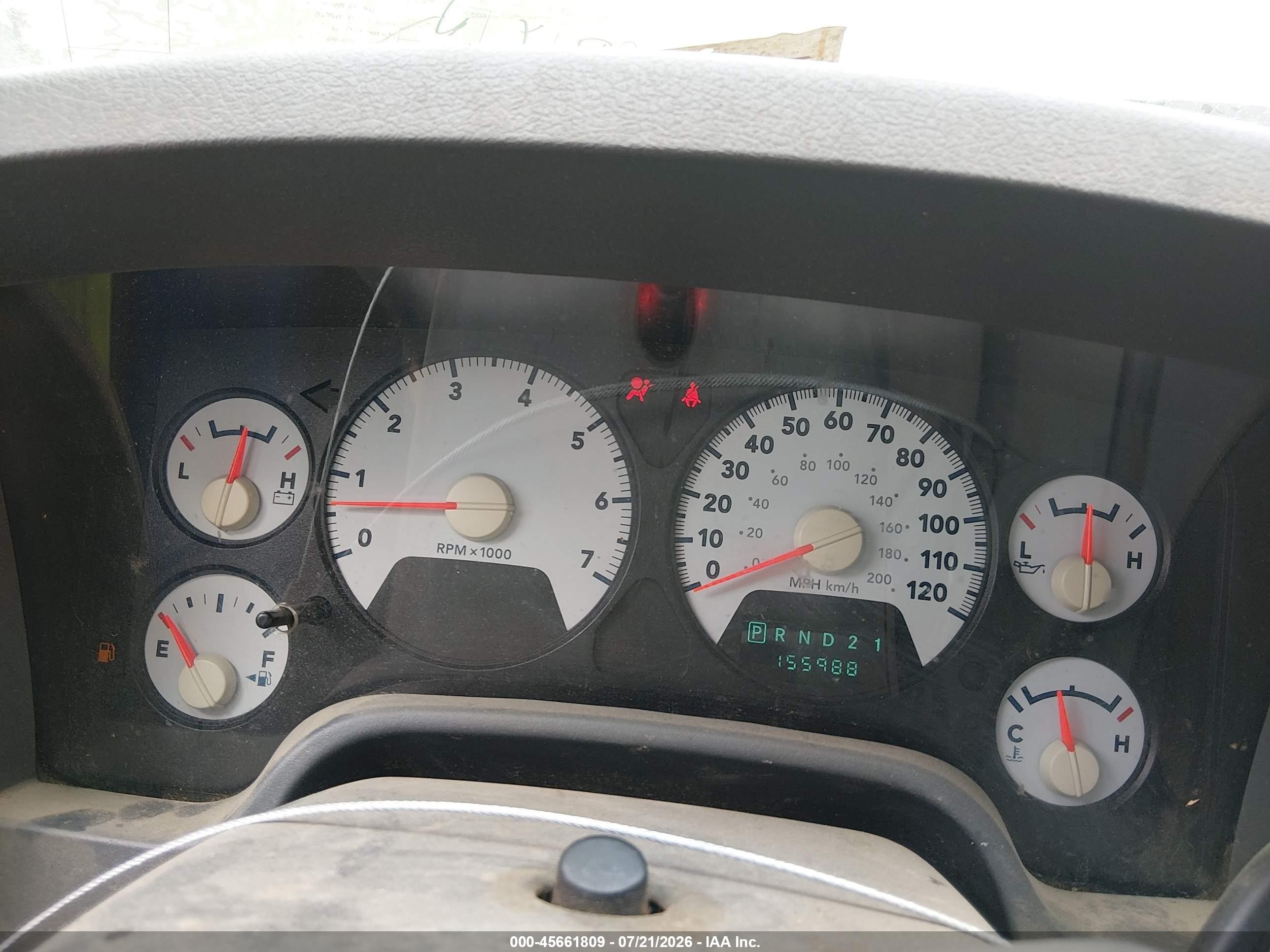 2007 Dodge Ram 1500 Slt White vin: 1D7HA18247S150001