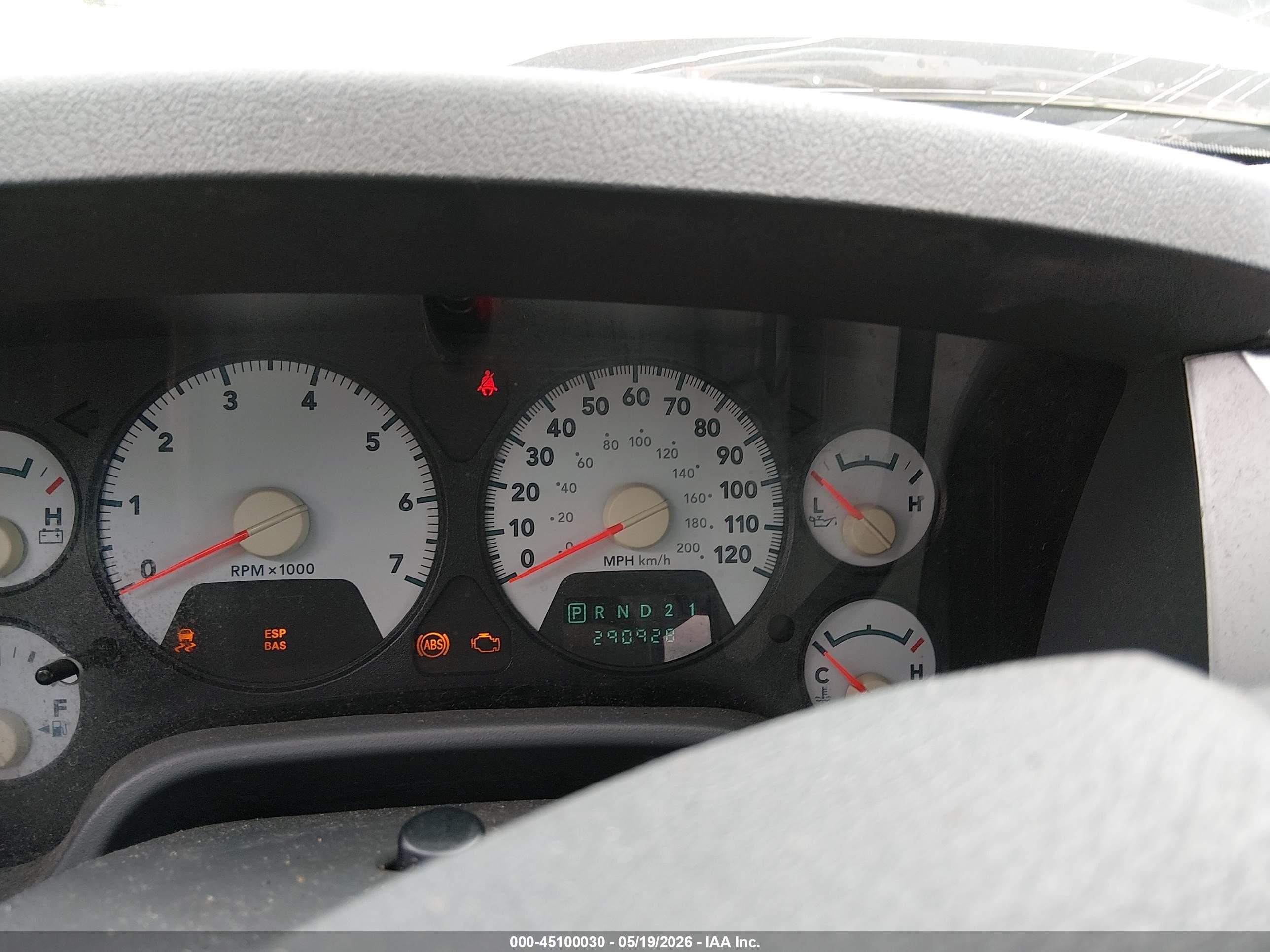 2007 Dodge Ram 1500 Laramie Gray vin: 1D7HA18247S222315
