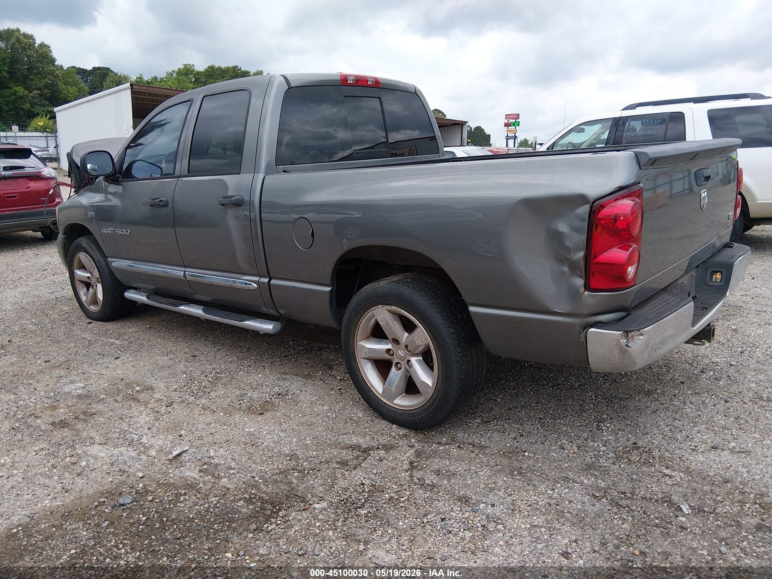 2007 Dodge Ram 1500 Laramie Gray vin: 1D7HA18247S222315