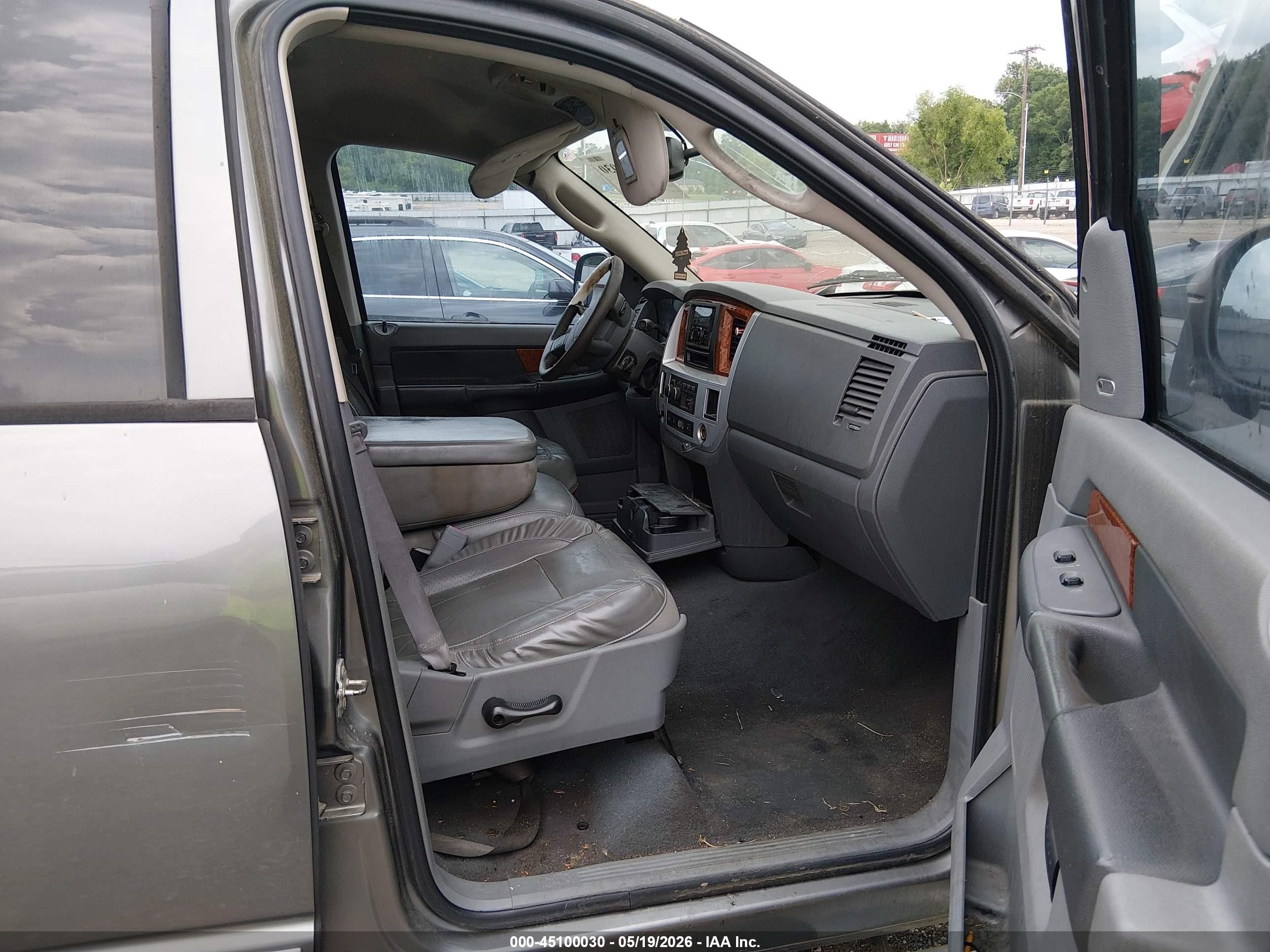 2007 Dodge Ram 1500 Laramie Gray vin: 1D7HA18247S222315