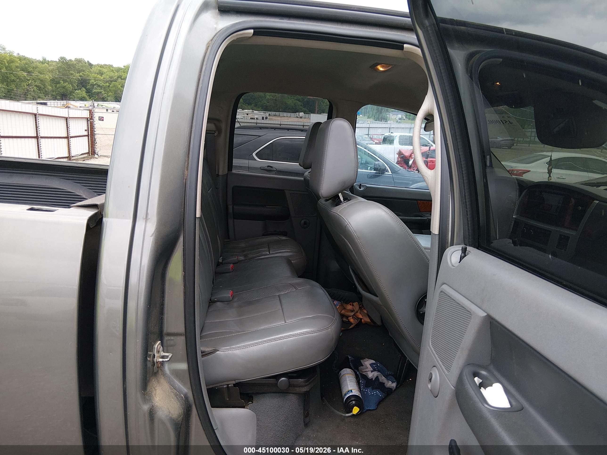 2007 Dodge Ram 1500 Laramie Gray vin: 1D7HA18247S222315