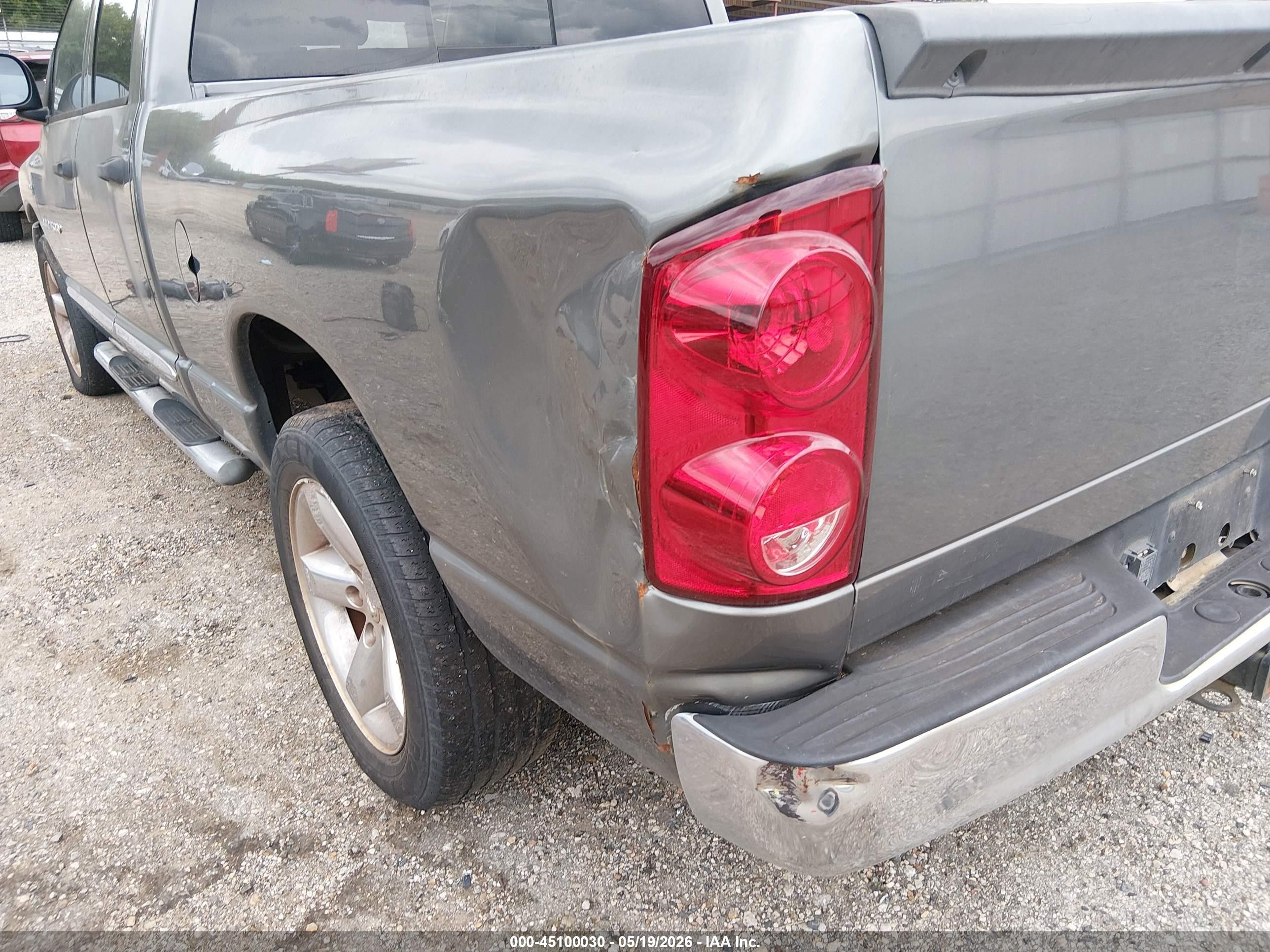 2007 Dodge Ram 1500 Laramie Gray vin: 1D7HA18247S222315