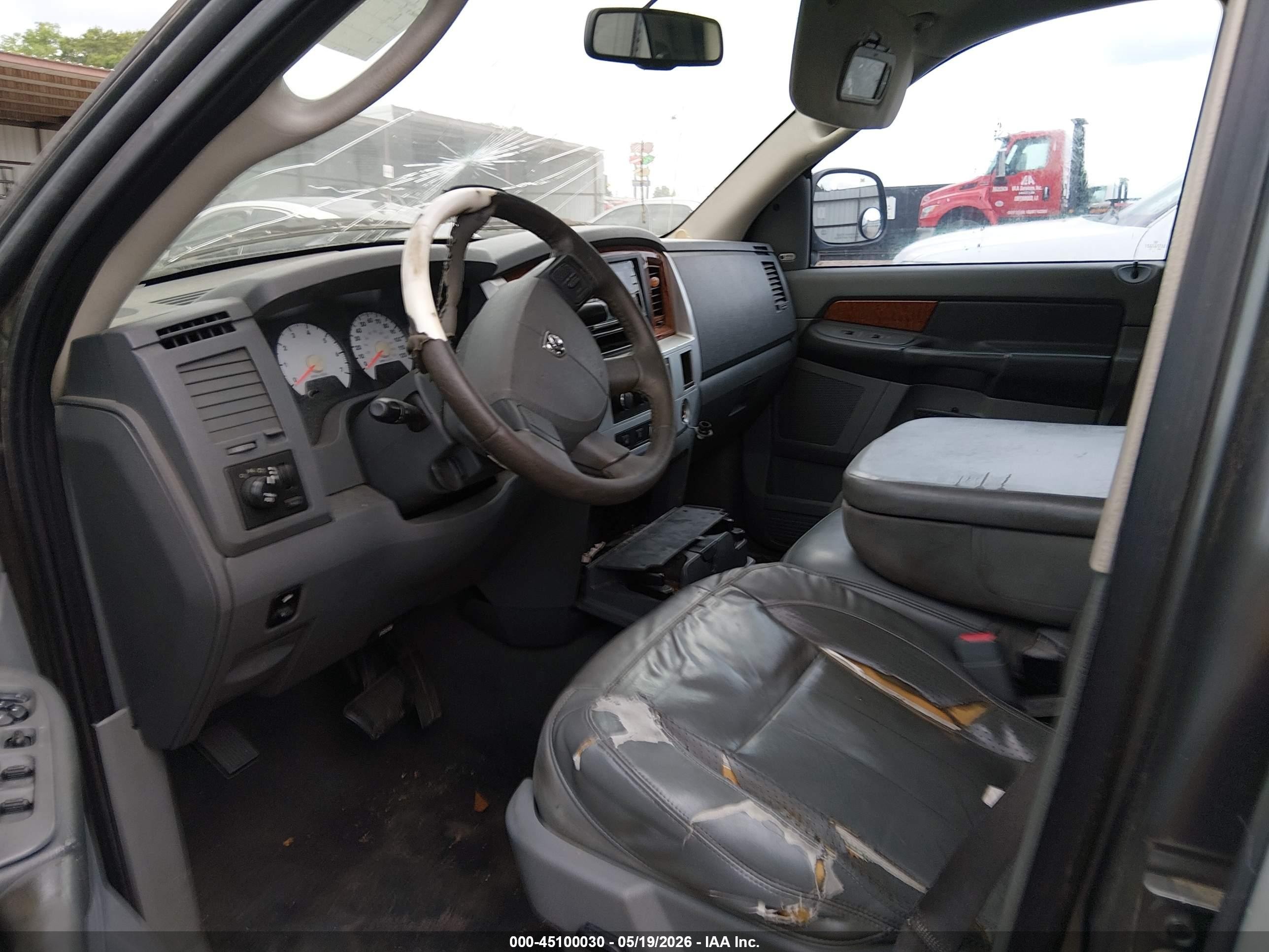 2007 Dodge Ram 1500 Laramie Gray vin: 1D7HA18247S222315