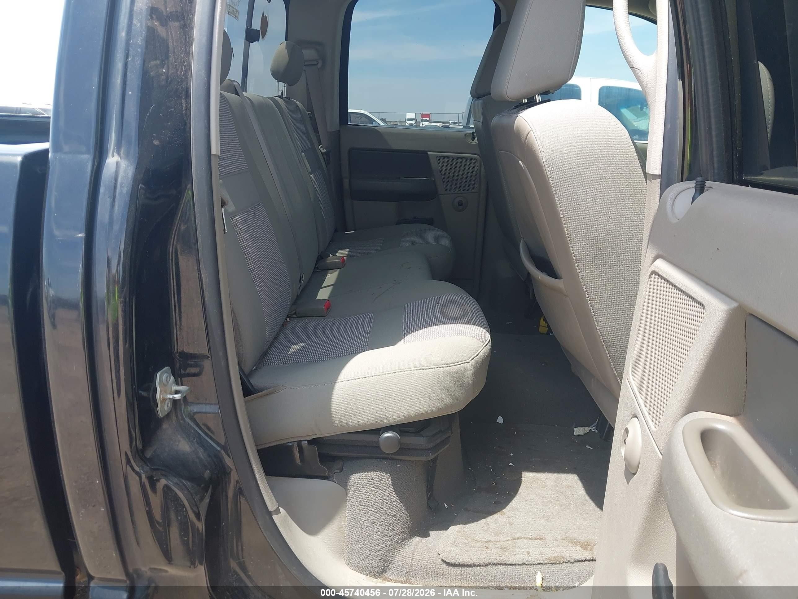 2007 Dodge Ram 1500 Slt Черный vin: 1D7HA18247S259798