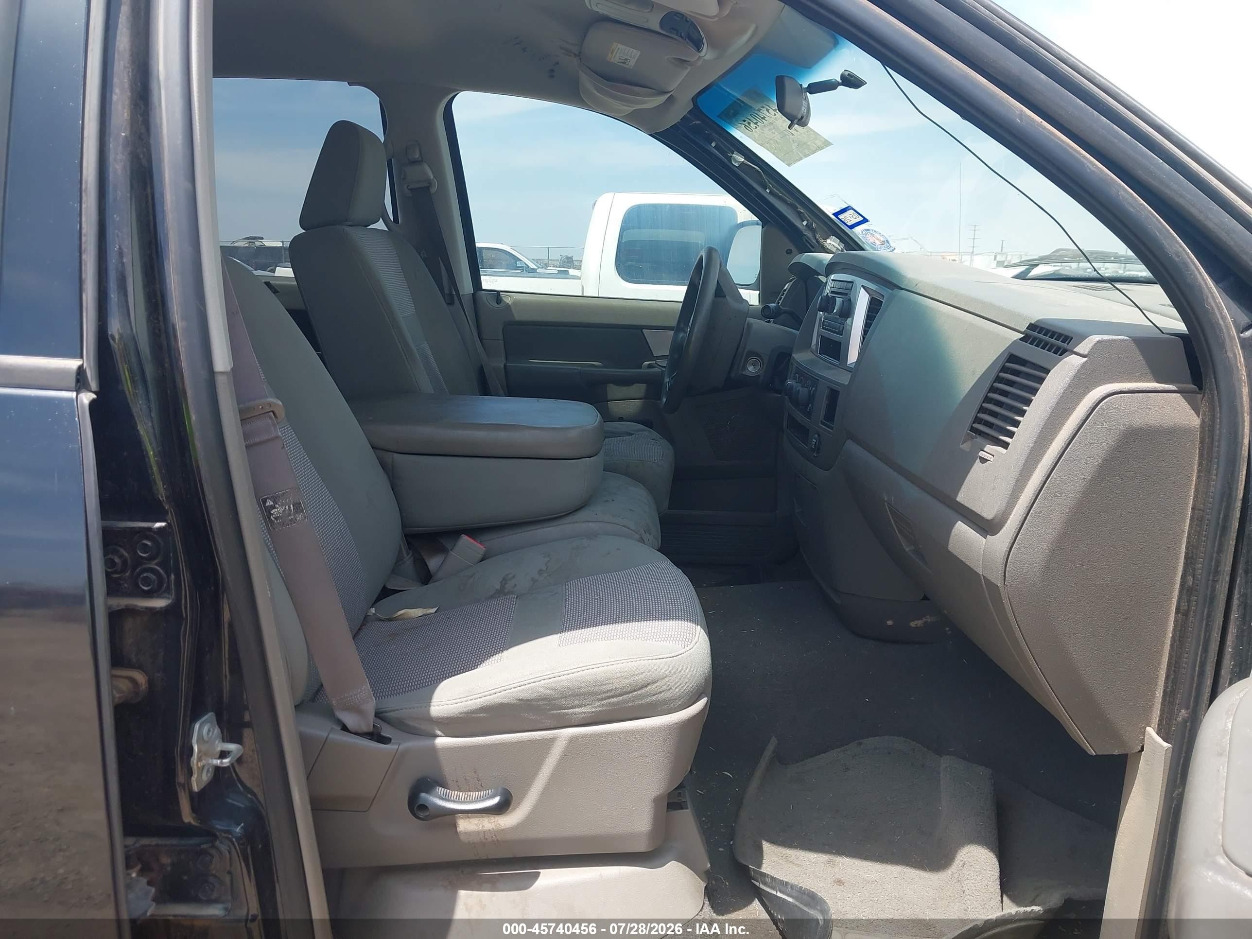 2007 Dodge Ram 1500 Slt Черный vin: 1D7HA18247S259798