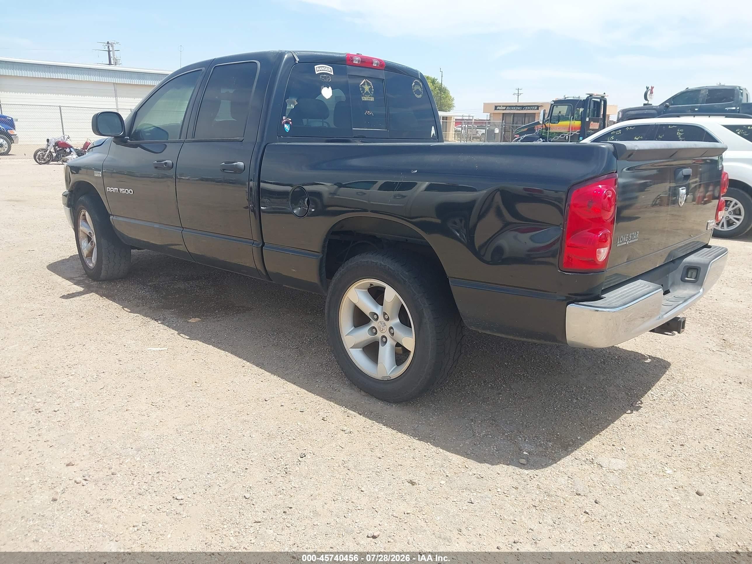2007 Dodge Ram 1500 Slt Черный vin: 1D7HA18247S259798