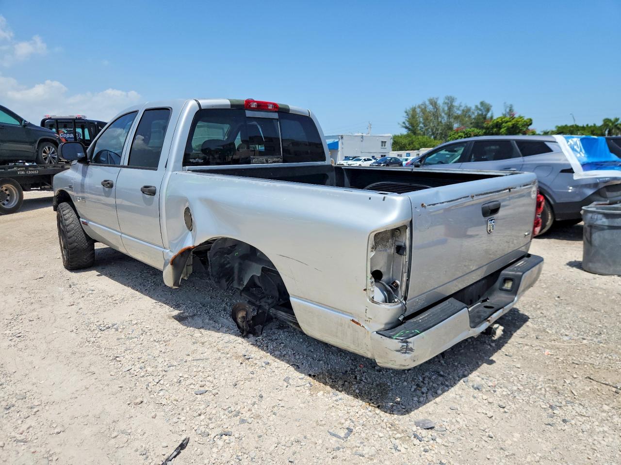 2008 Dodge Ram 1500 St Silver vin: 1D7HA18248J117250