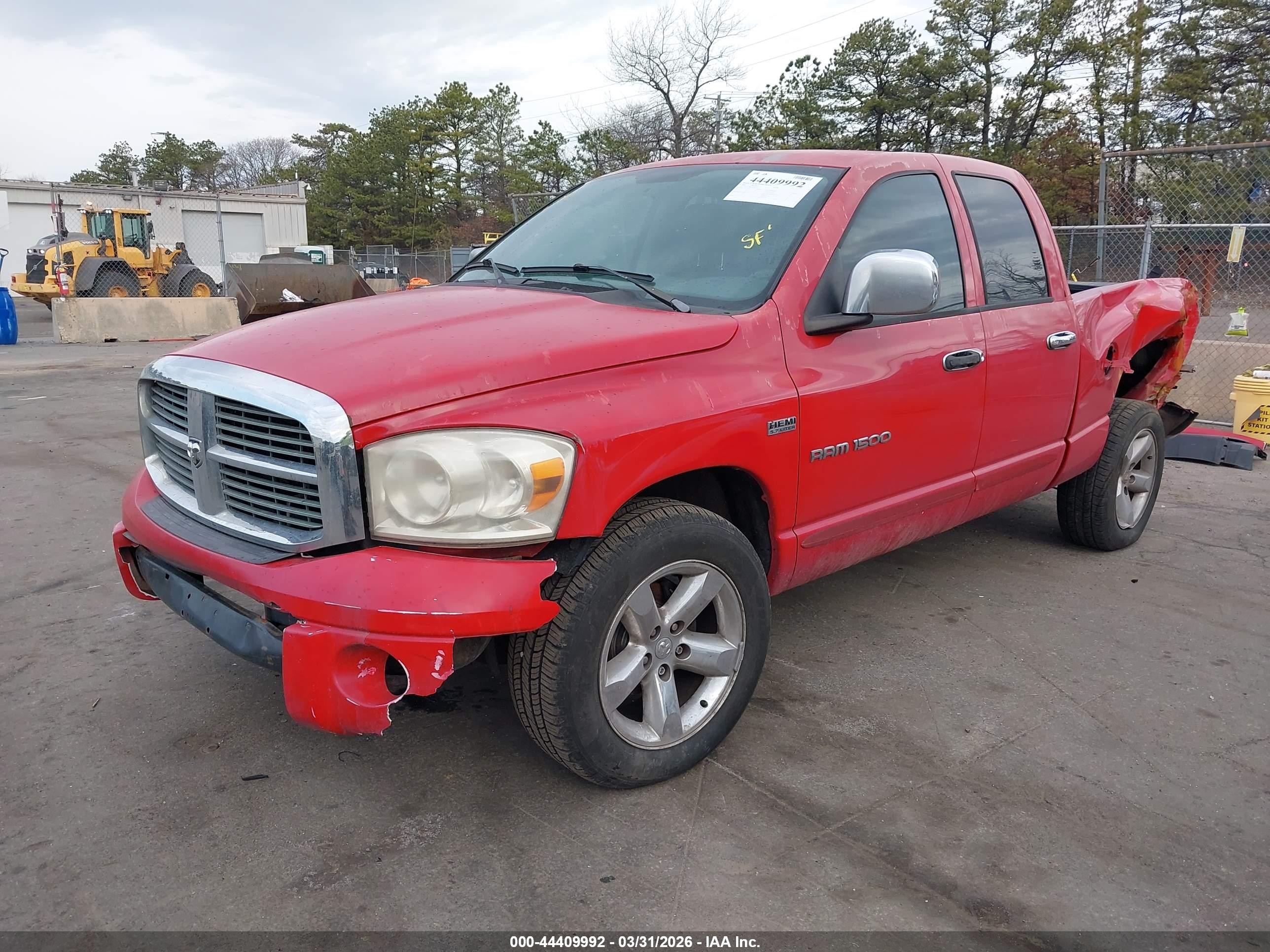 2006 Dodge Ram 1500 Slt Red vin: 1D7HA18256S609177