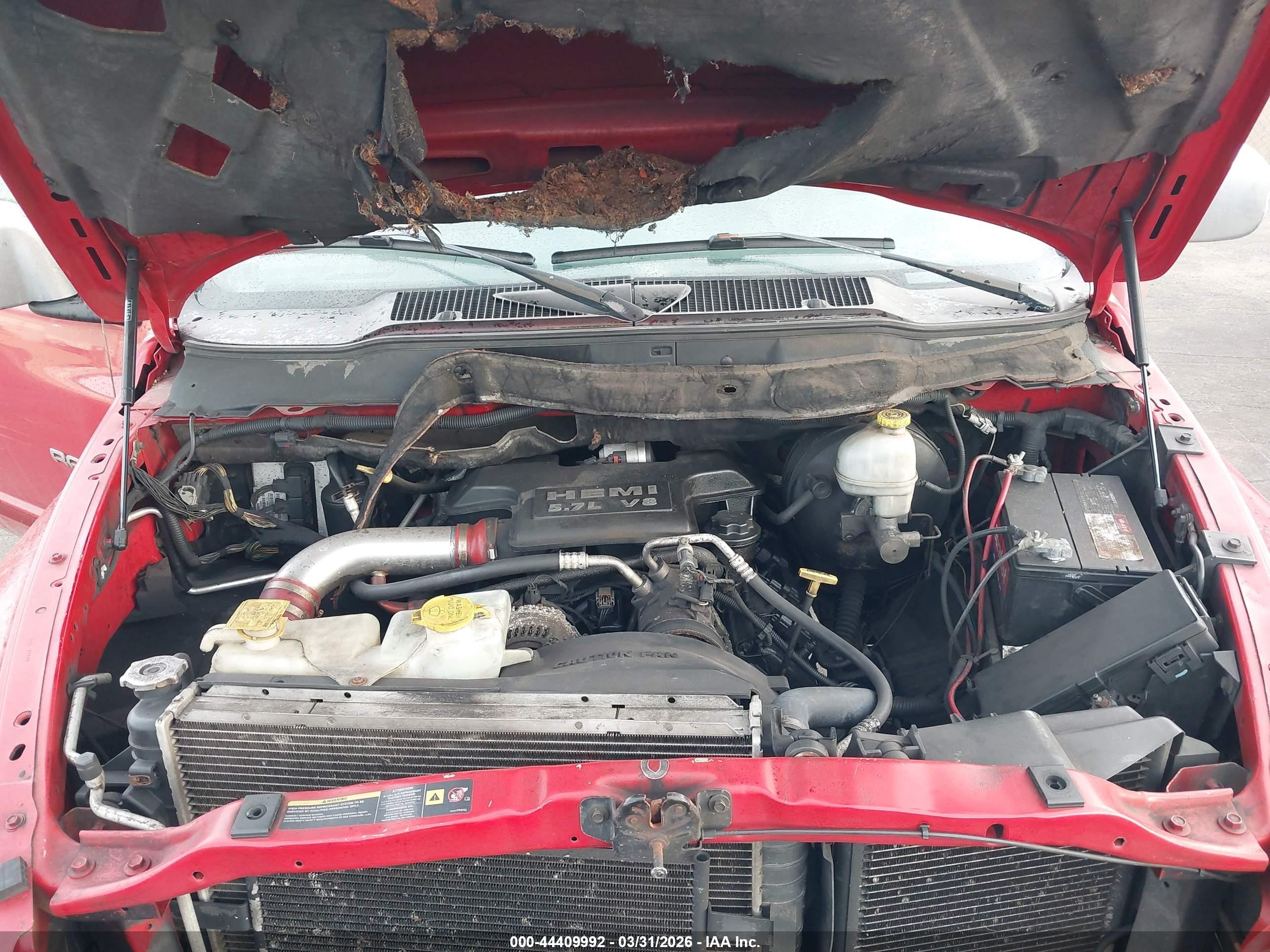 2006 Dodge Ram 1500 Slt Red vin: 1D7HA18256S609177
