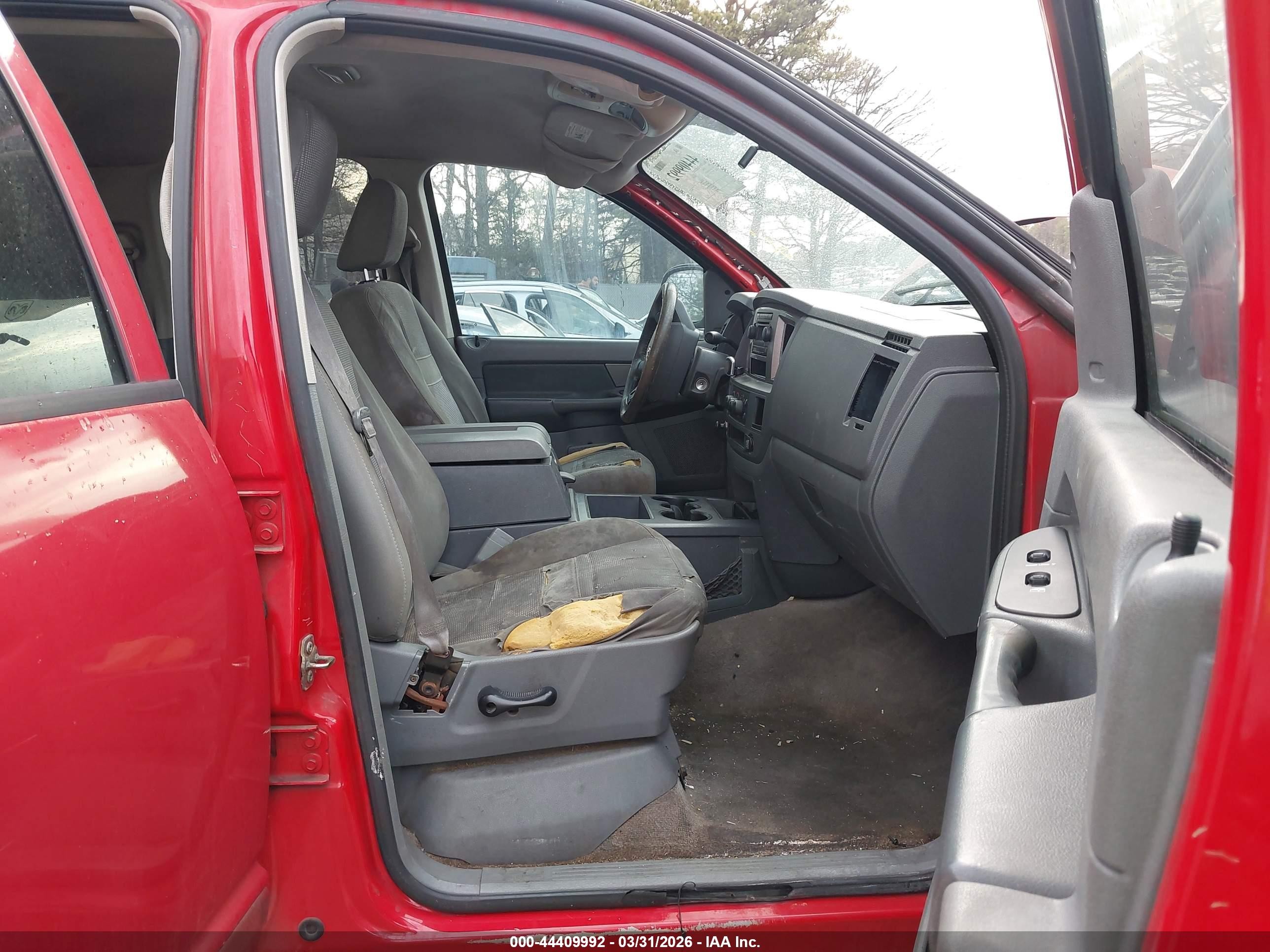 2006 Dodge Ram 1500 Slt Red vin: 1D7HA18256S609177