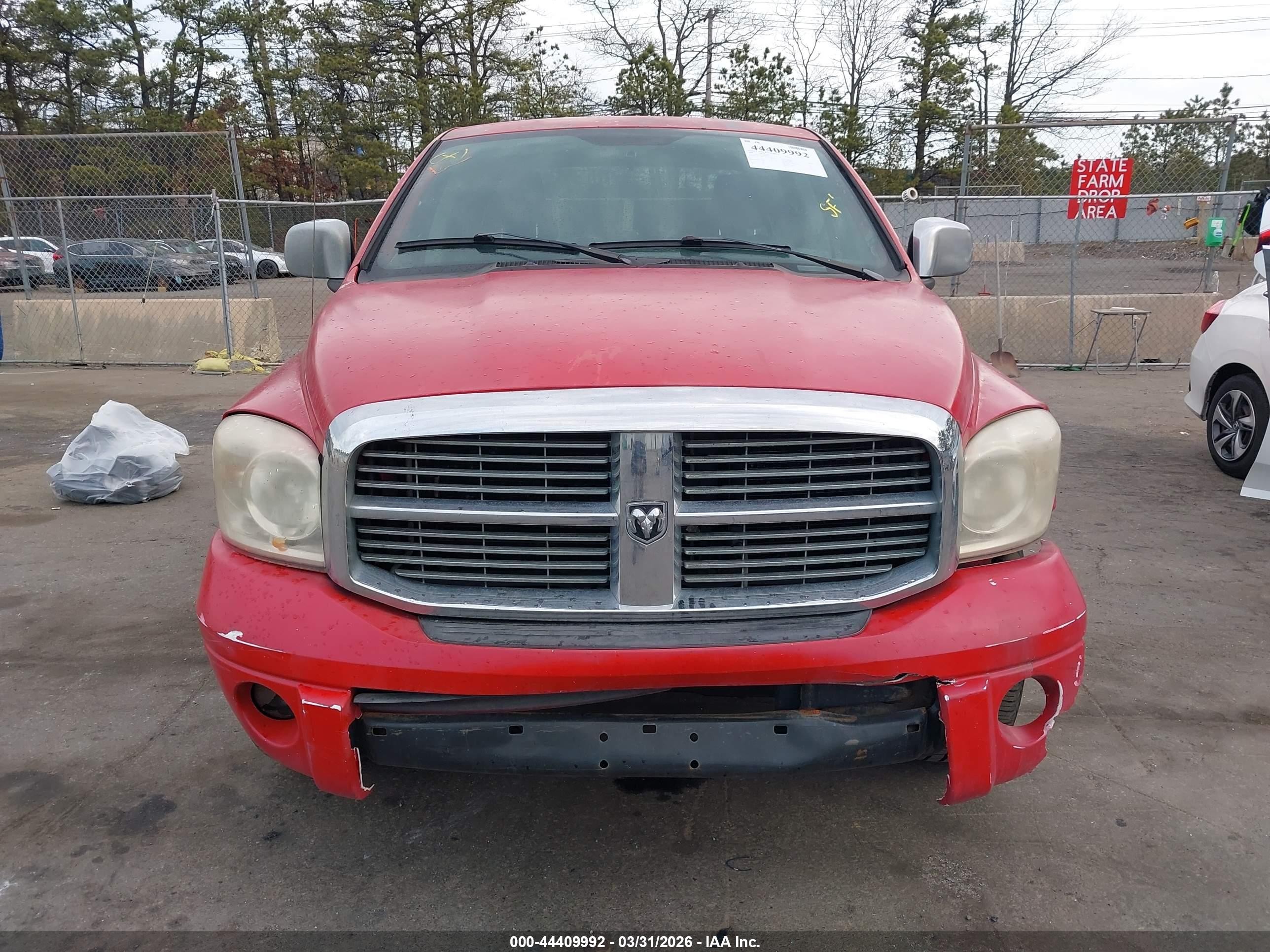 2006 Dodge Ram 1500 Slt Red vin: 1D7HA18256S609177