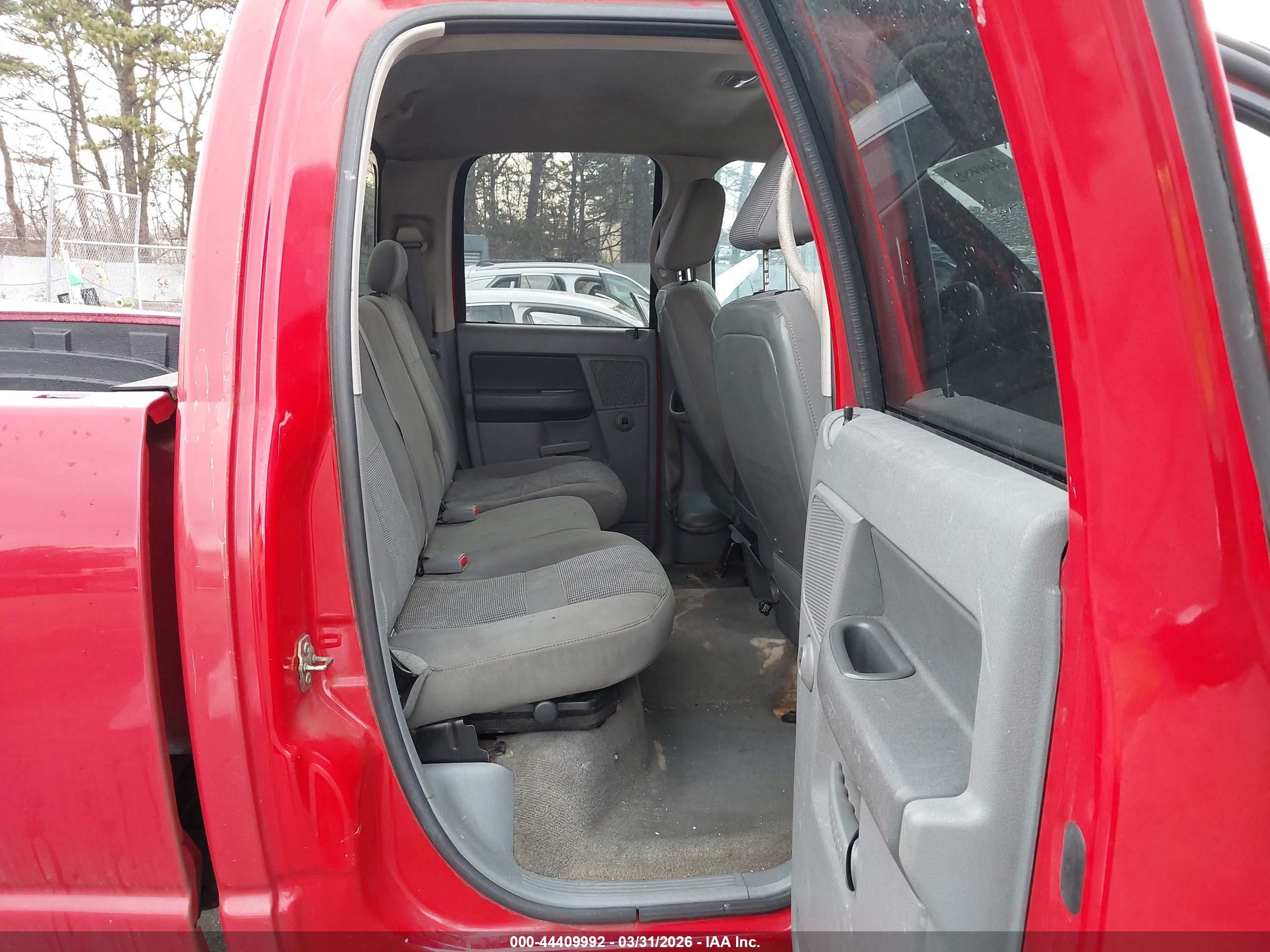 2006 Dodge Ram 1500 Slt Red vin: 1D7HA18256S609177