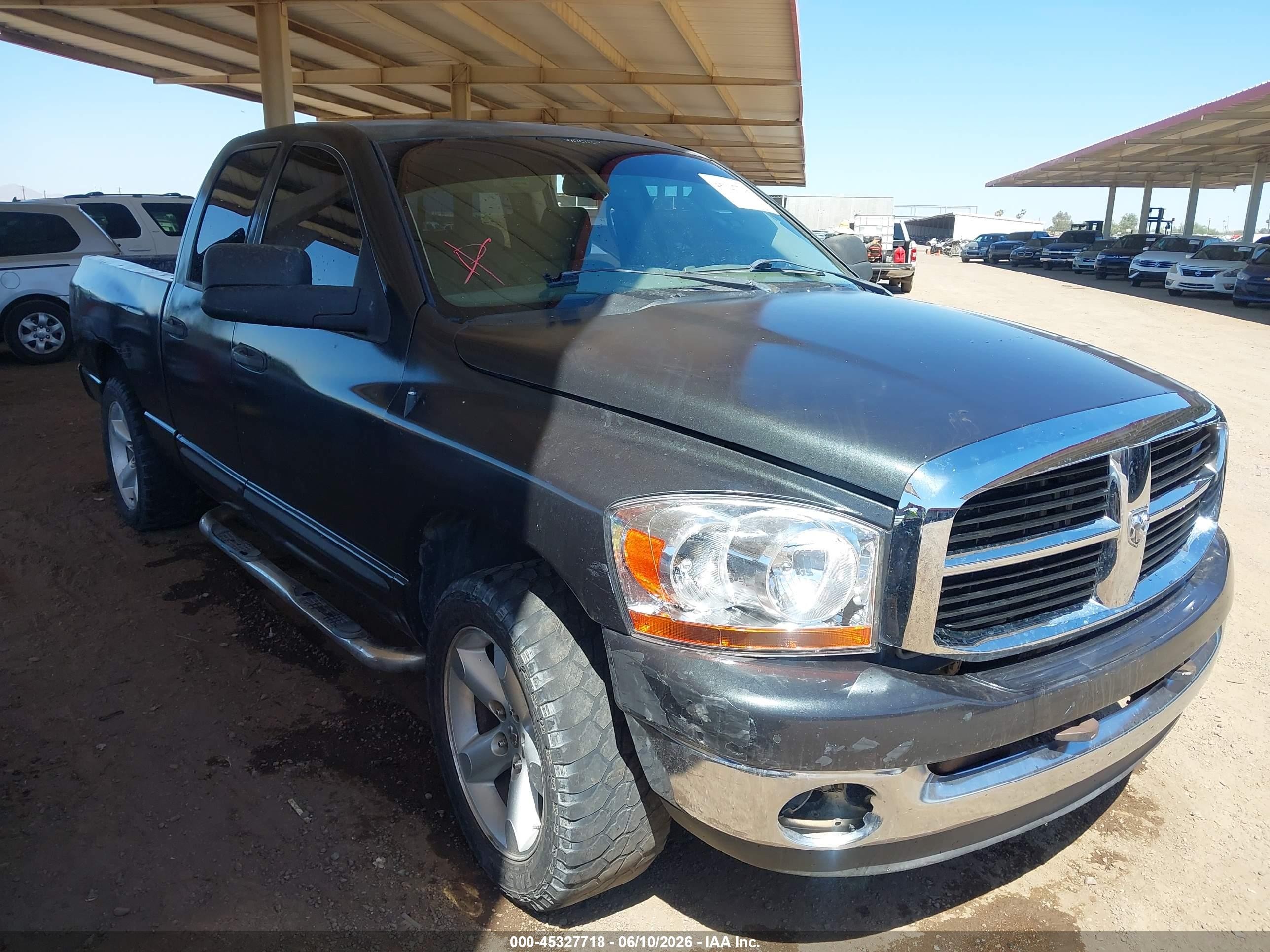 2006 Dodge Ram 1500 Slt Silver vin: 1D7HA18256S618221